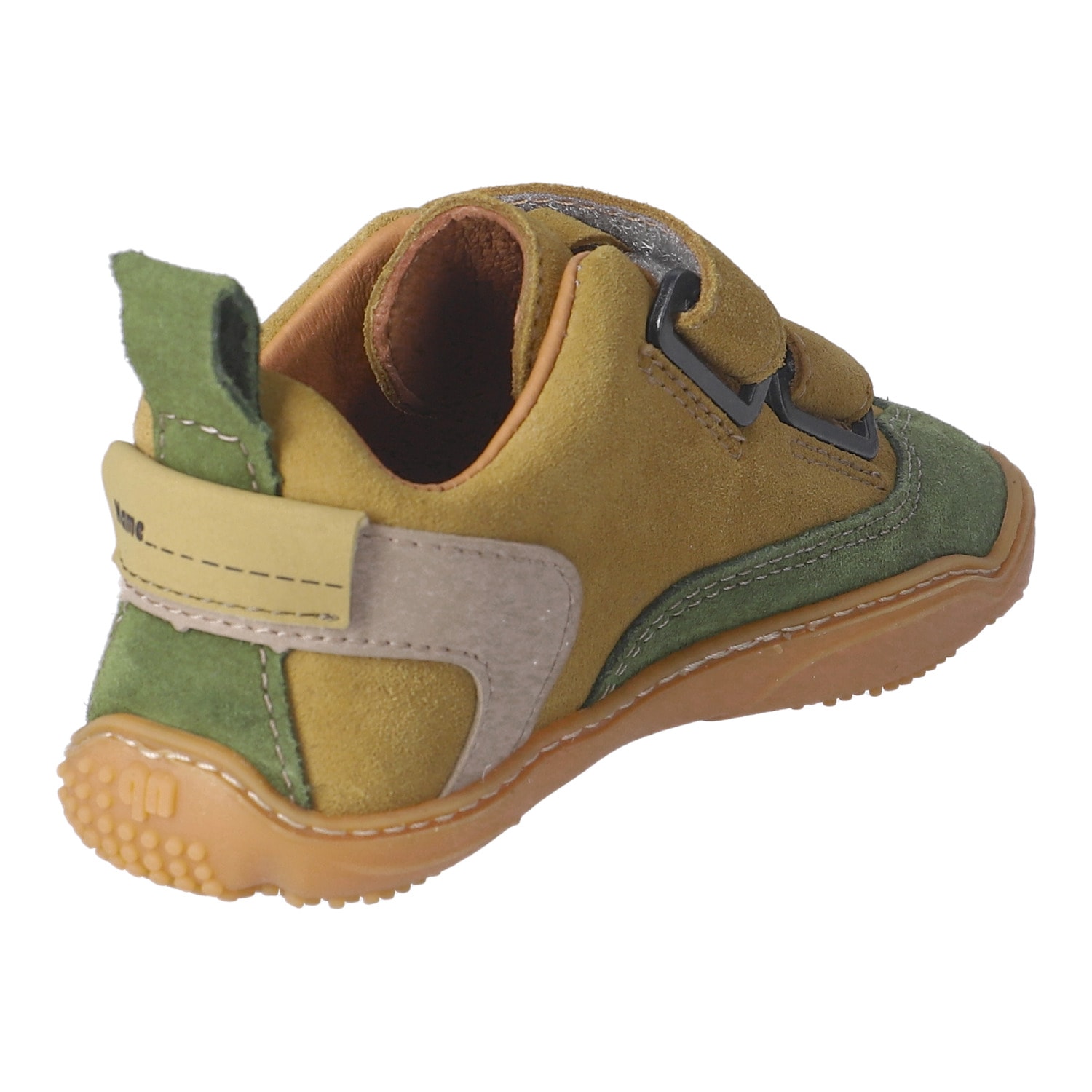 qnuffs Chaussures pieds nus »Ahorn«  chaussure à scratch, chaussure enfant à talonnette nulle