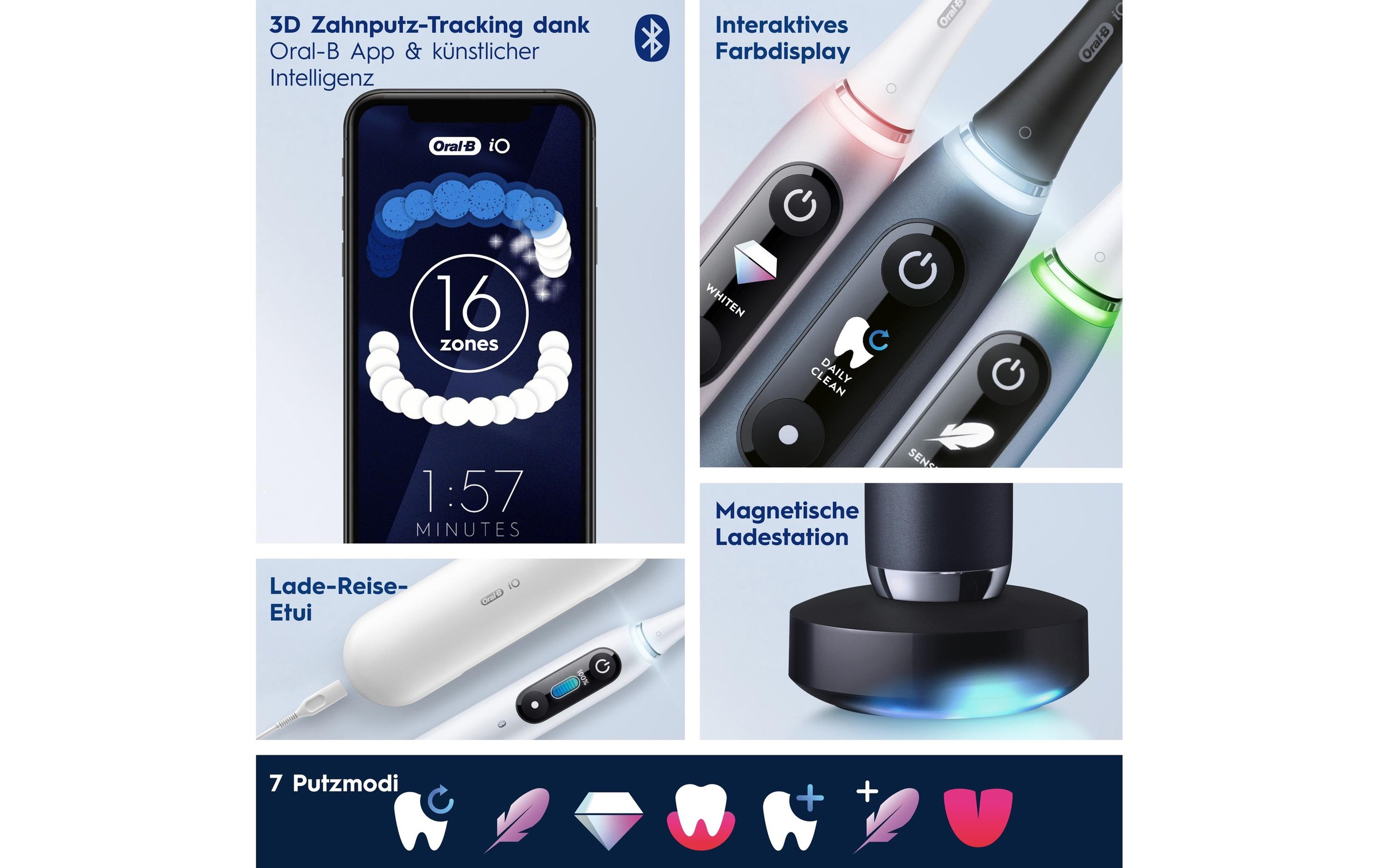 Oral-B Elektrische Zahnbürste »iO Series 9N Black Onyx«