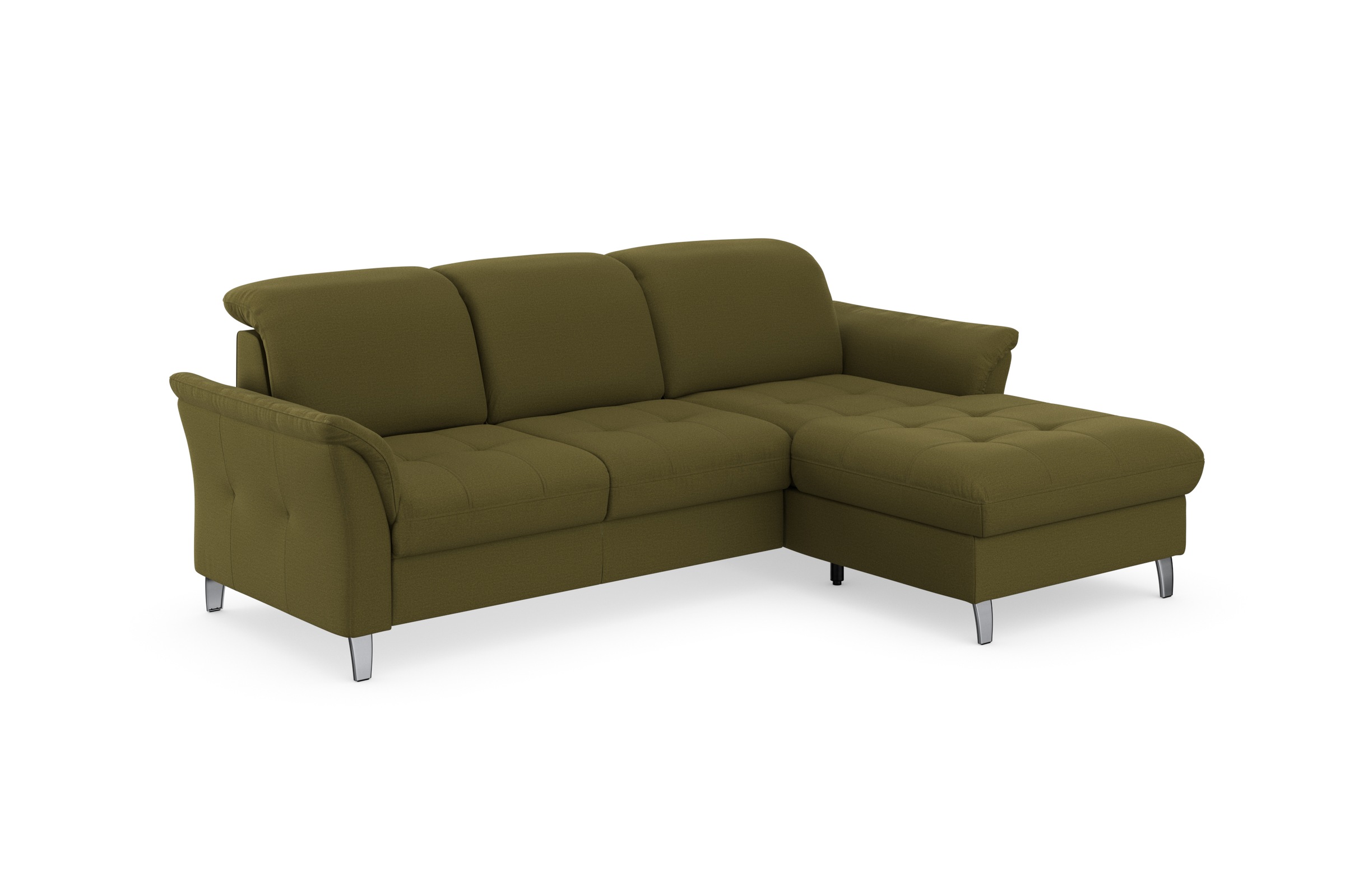 sit&more Ecksofa »Maggiore L-Form«, wahlweise mit Kopfteilverstellung, Bettfunktion und Bettkasten