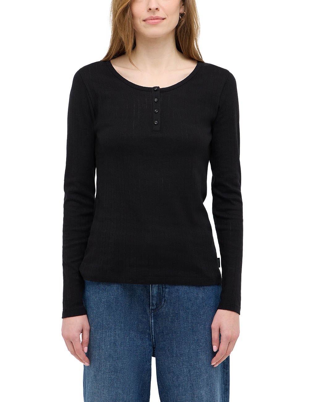 Image of MUSTANG Langarmshirt "Damen Style Hope"