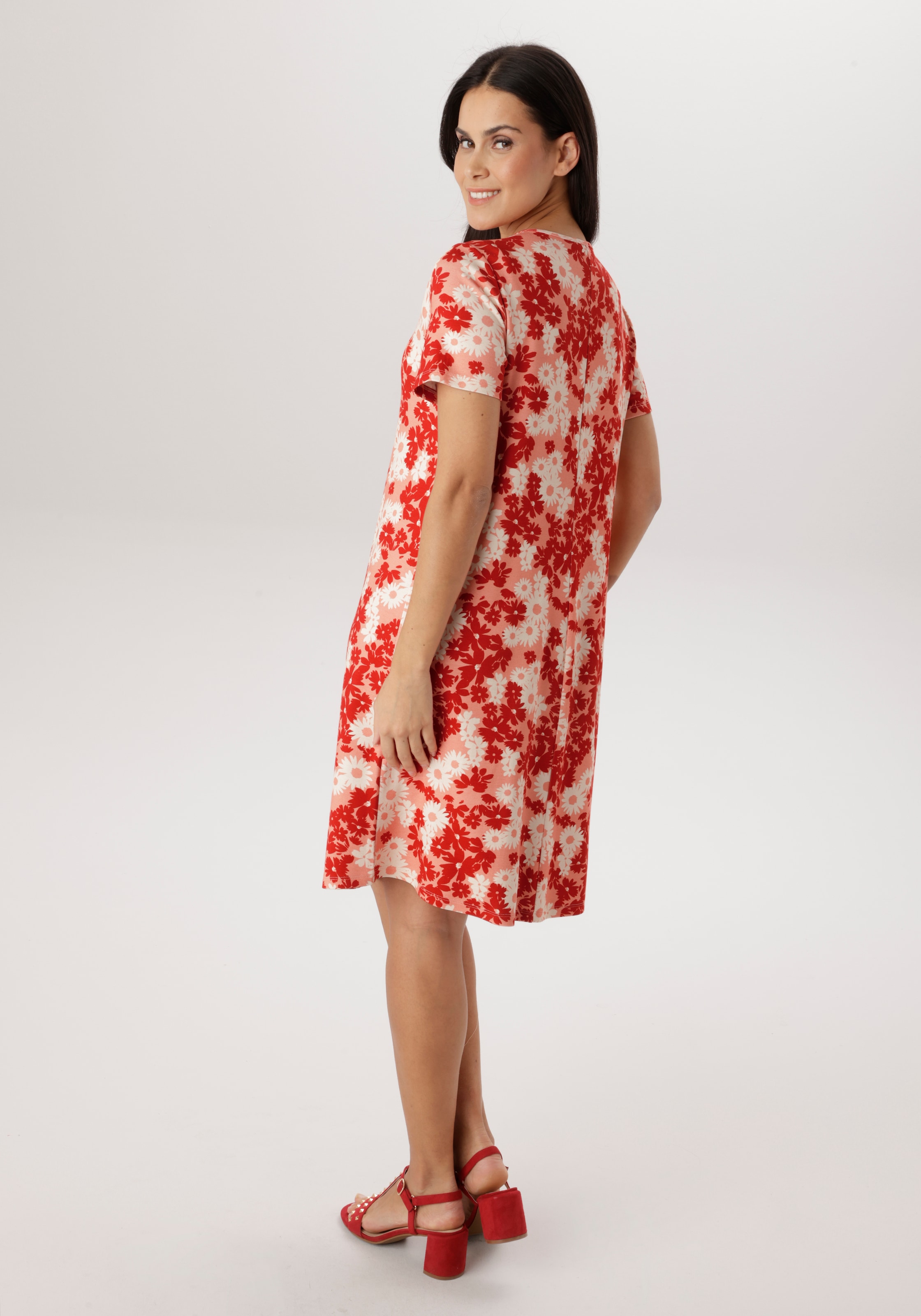 Aniston SELECTED Jerseykleid in leichter A-Linien-Form - NEUE KOLLEKTION