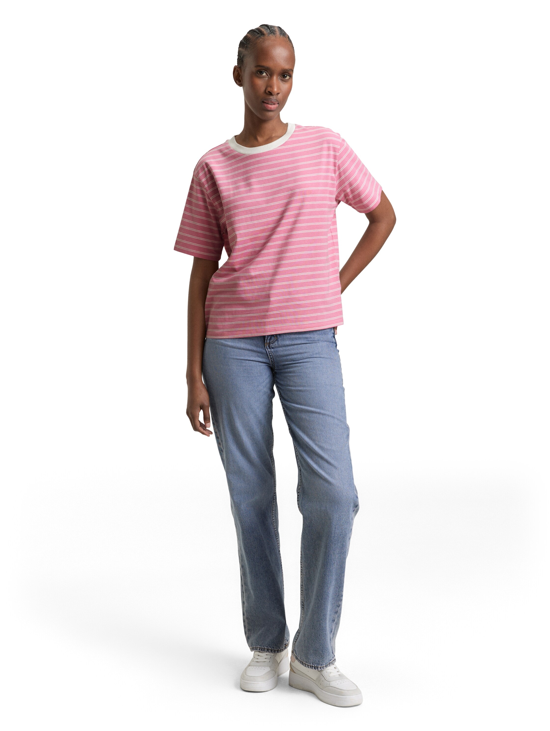 TOM TAILOR Denim T-shirt avec motif à rayures
