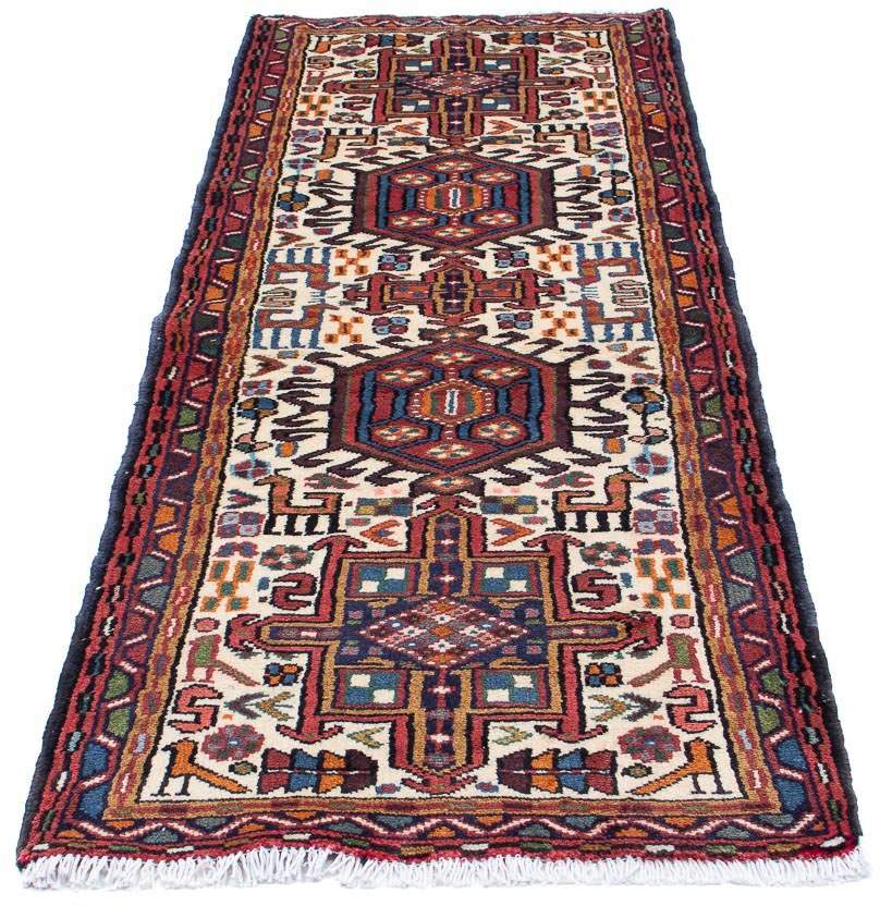 Image of morgenland Orientteppich »Perser - Nomadic - 210 x 73 cm - beige«, rechteckig, 10 mm Höhe, Wohnzimmer, Handgeknüpft, Einzelstück mit Zertifikat bei Ackermann Versand Schweiz