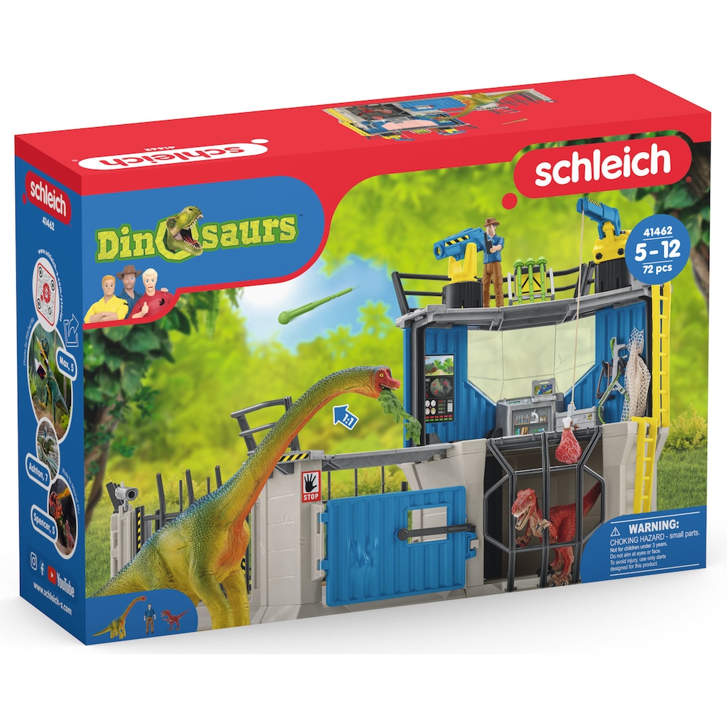 Schleich® Spielwelt »DINOSAURS, Grosse Dino-Forschungsstation (41462)«, (Set)