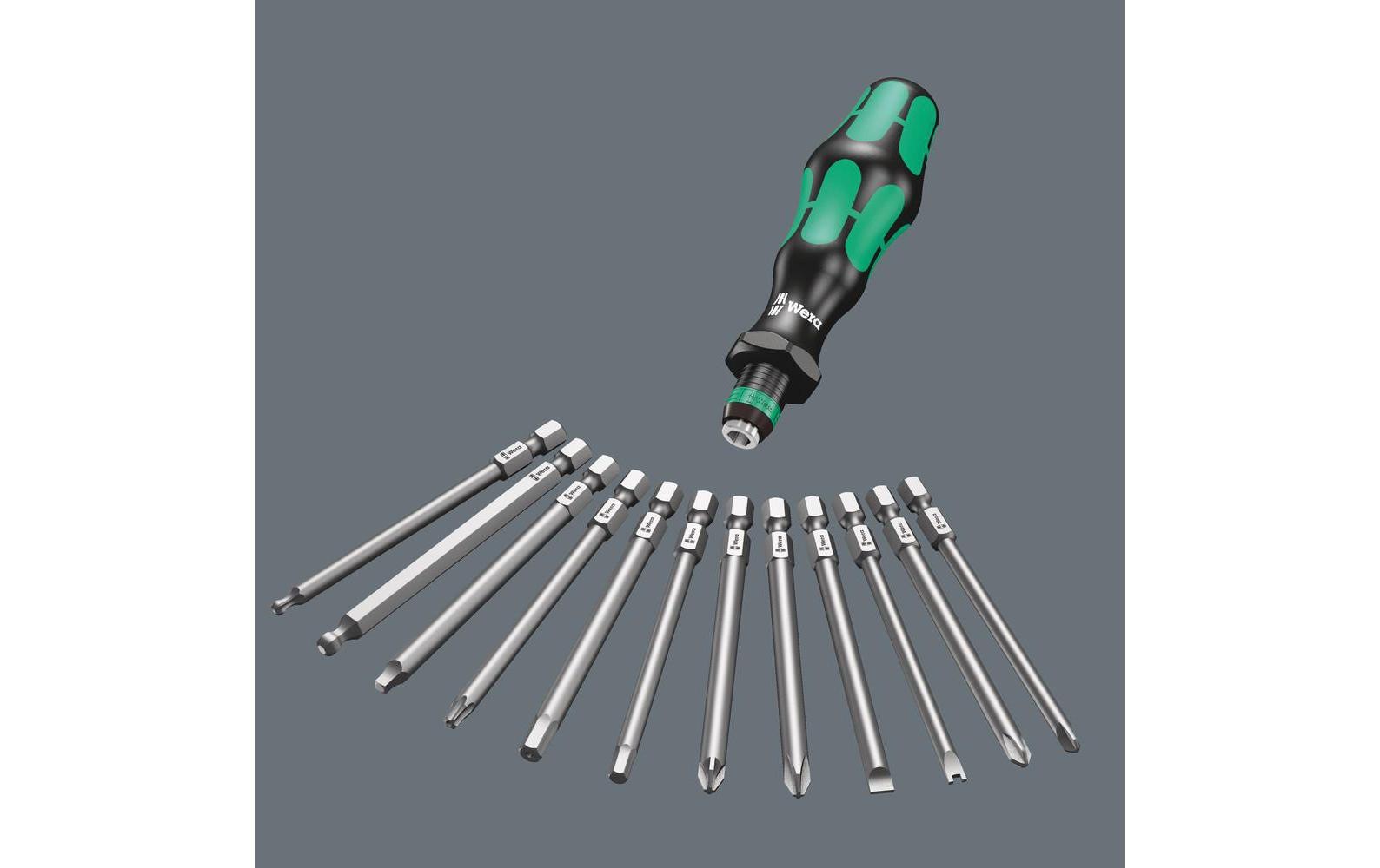 Wera Werkzeugset »Kraftform Kompakt M 1 Metall«, (39 tlg.)