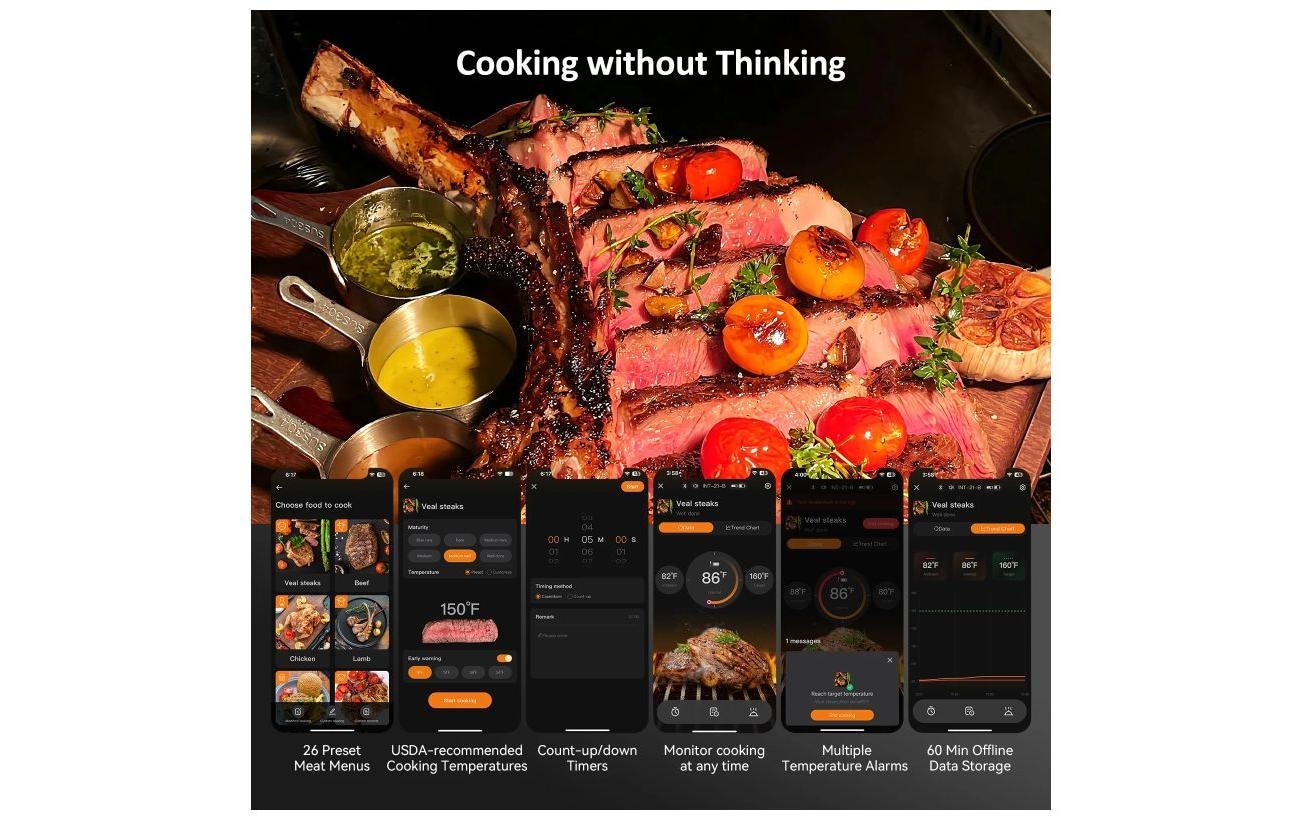 nicht definiert Grillthermometer »Inkbird INT-21-B«
