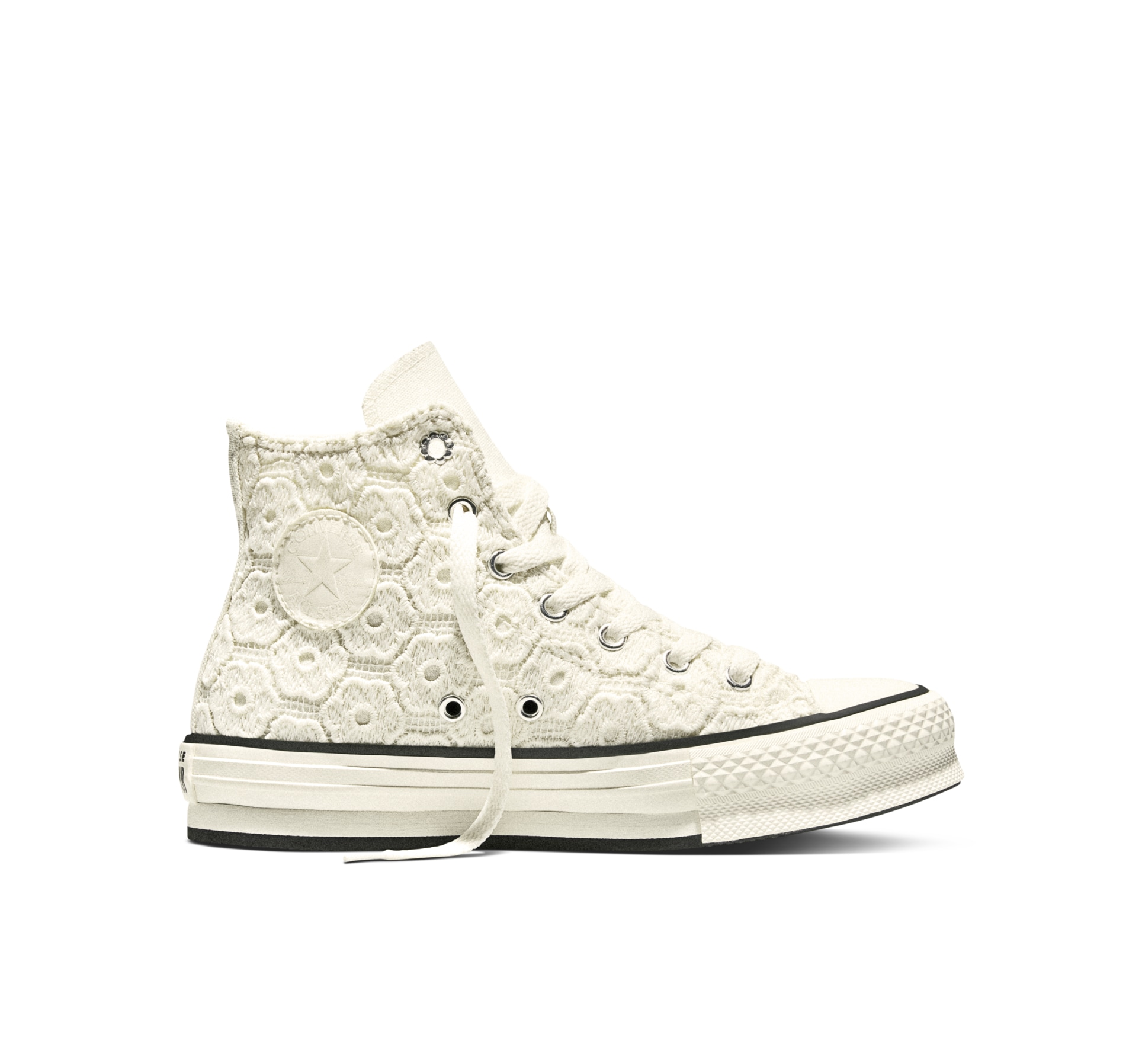 Converse Sneaker »CHUCK TAYLOR ALL STAR EVA LIFT PLATFORM FLORAL CROCHET«  für Alltag, sportlicher Stil, für Teens