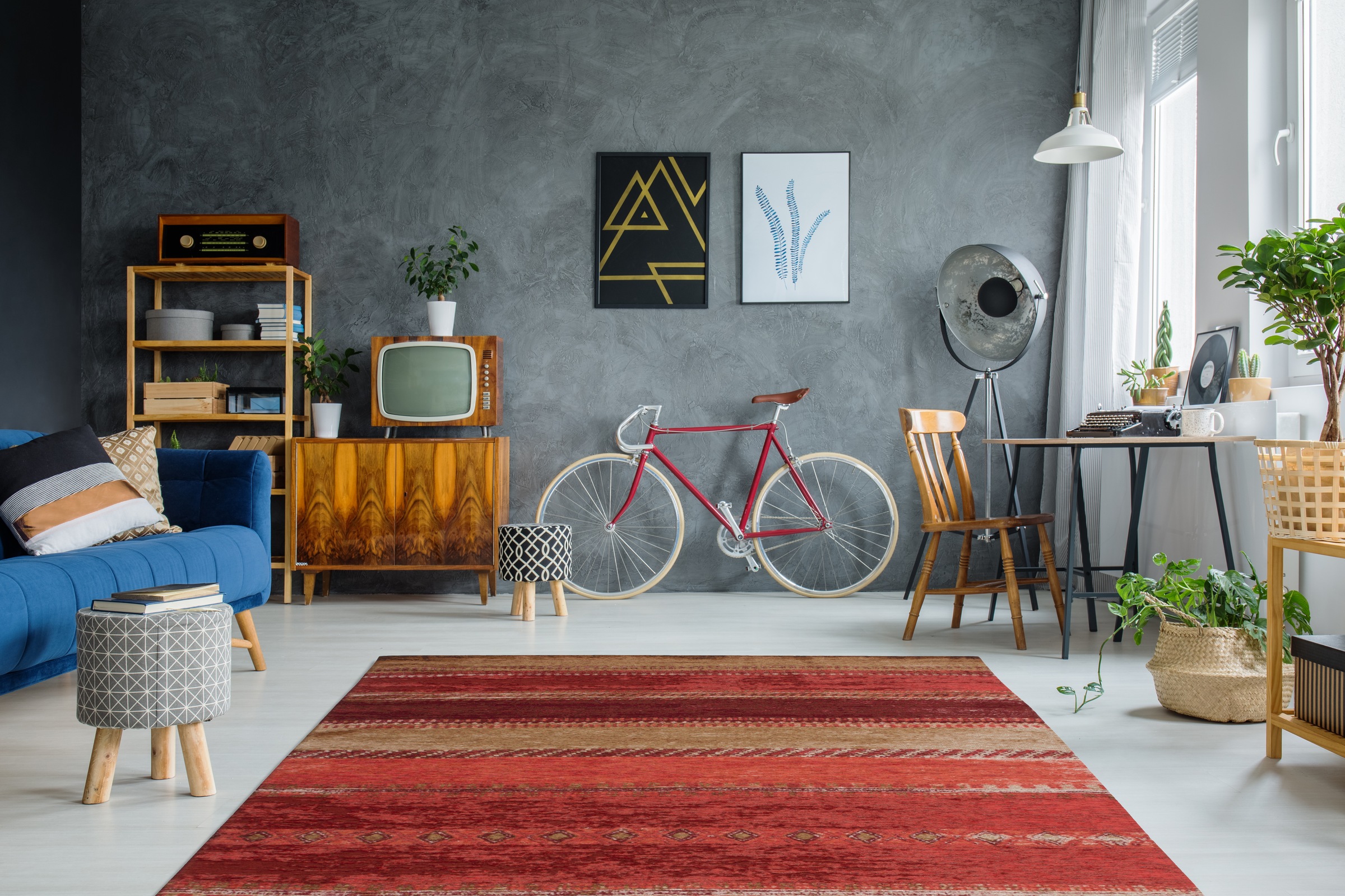 Arte Espina Teppich »Blaze 200«, rechteckig, 8 mm Höhe, spannendes Design,stilvolle Farbgebung,pflegeleicht & widerstandsfähig