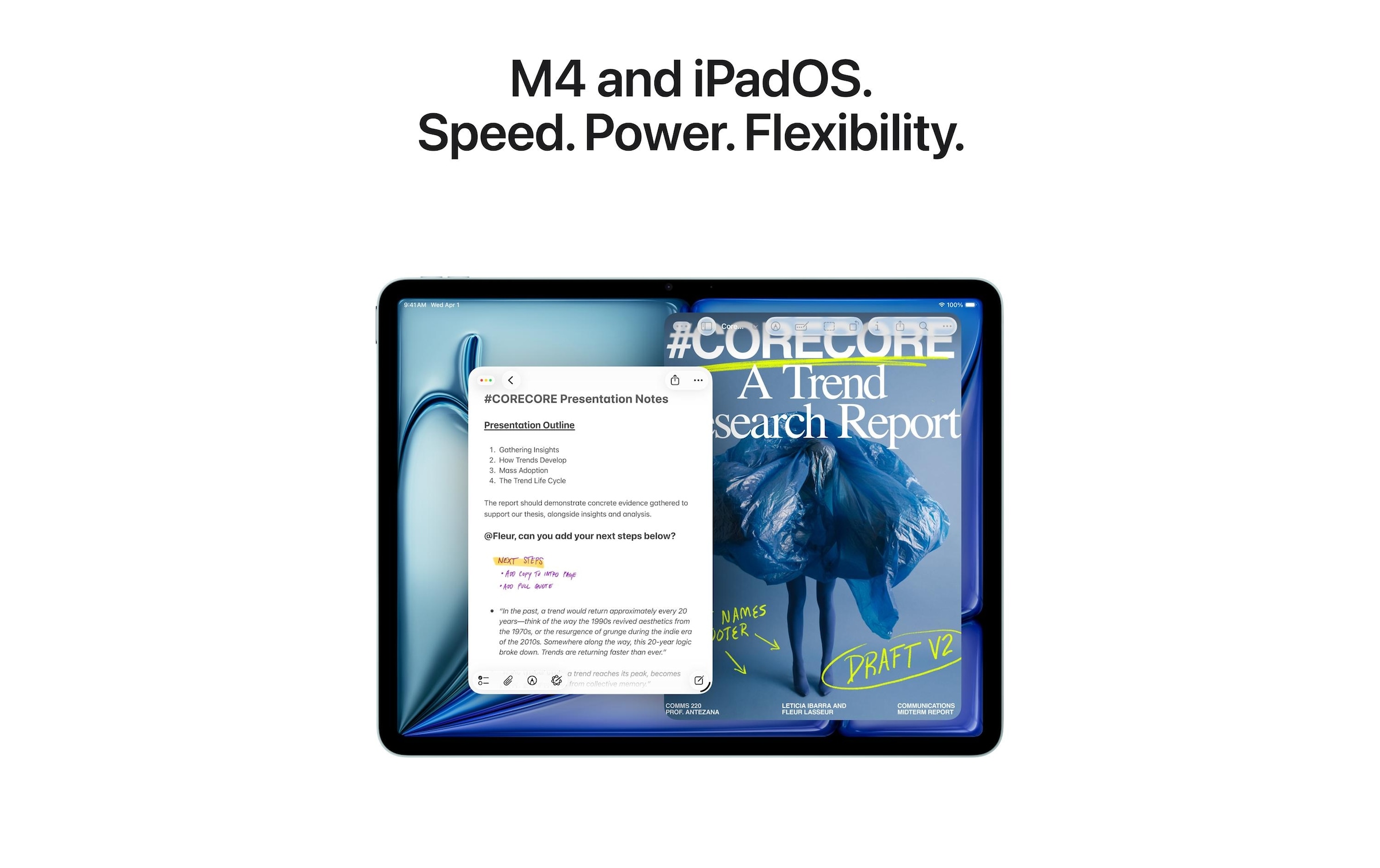 Apple Tablet »11" iPad Air Wi-Fi« (27,9 cm / 11 ″) iPadOS )