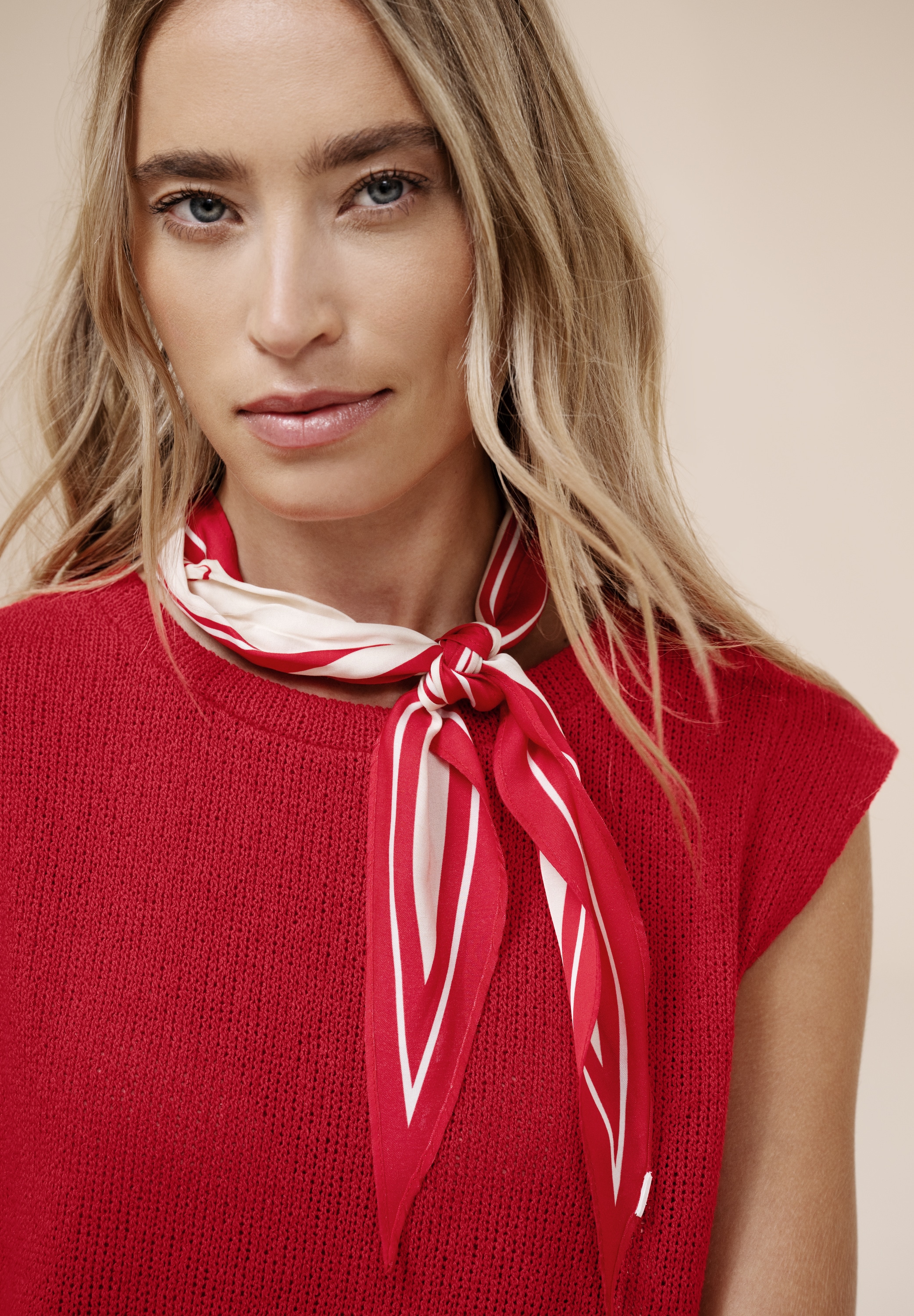 STREET ONE Top en tricot aspect tricot