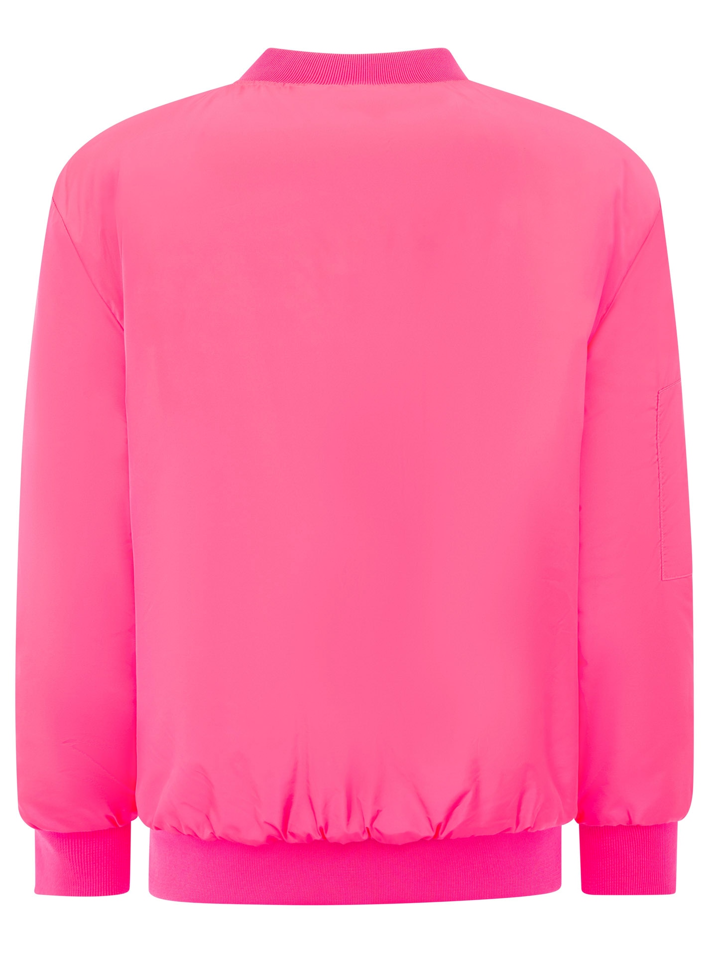 Zwillingsherz Bomberjacke »"Happy"« ohne Kapuze Oversize-überschnittene Schulter, Patten-Taschen