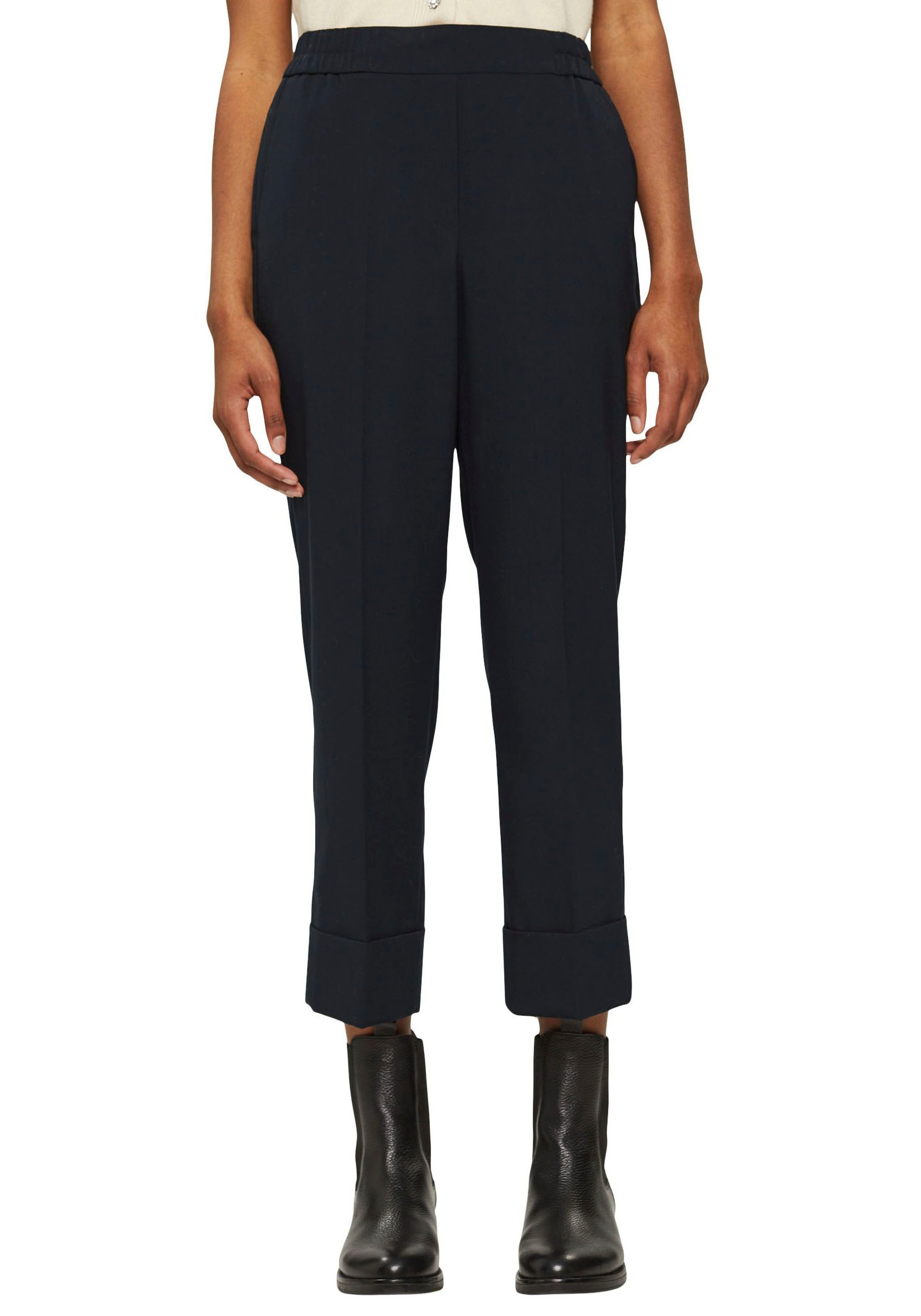 Image of Esprit Bügelfaltenhose, mit fixiertem Umschlag bei Ackermann Versand Schweiz