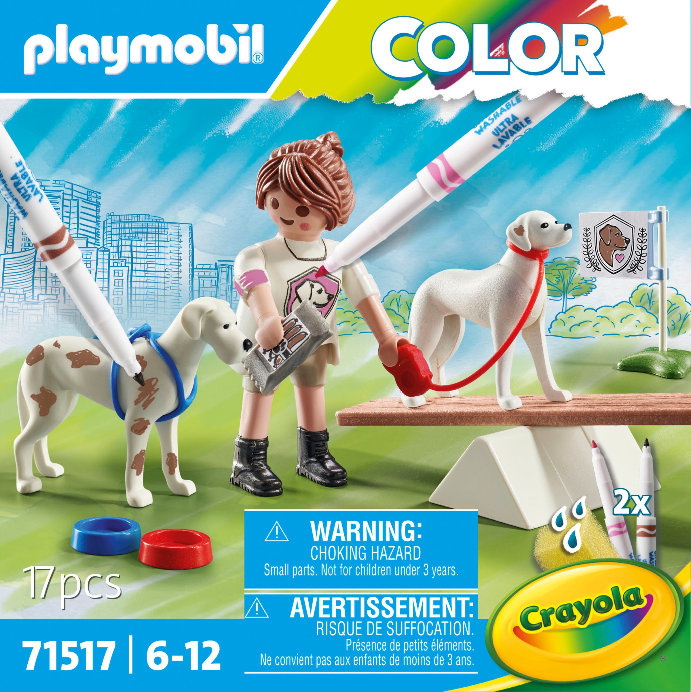 Playmobil® Konstruktions-Spielset »Hundetraining (71517), Color« Made in Europe