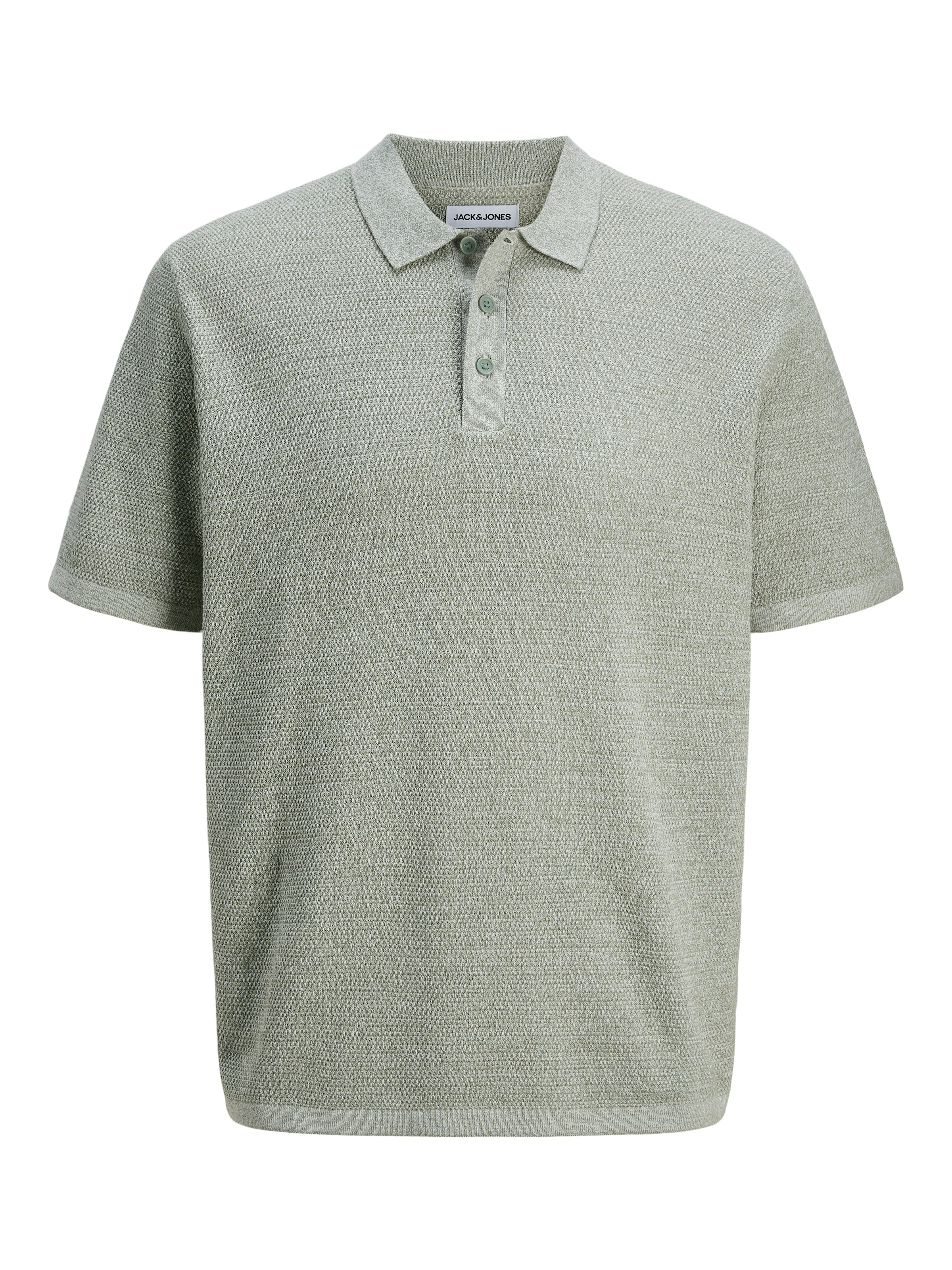Jack & Jones Kurzarmpullover »JJEGEORGE KNIT POLO SS SN« mit Polo Kragen