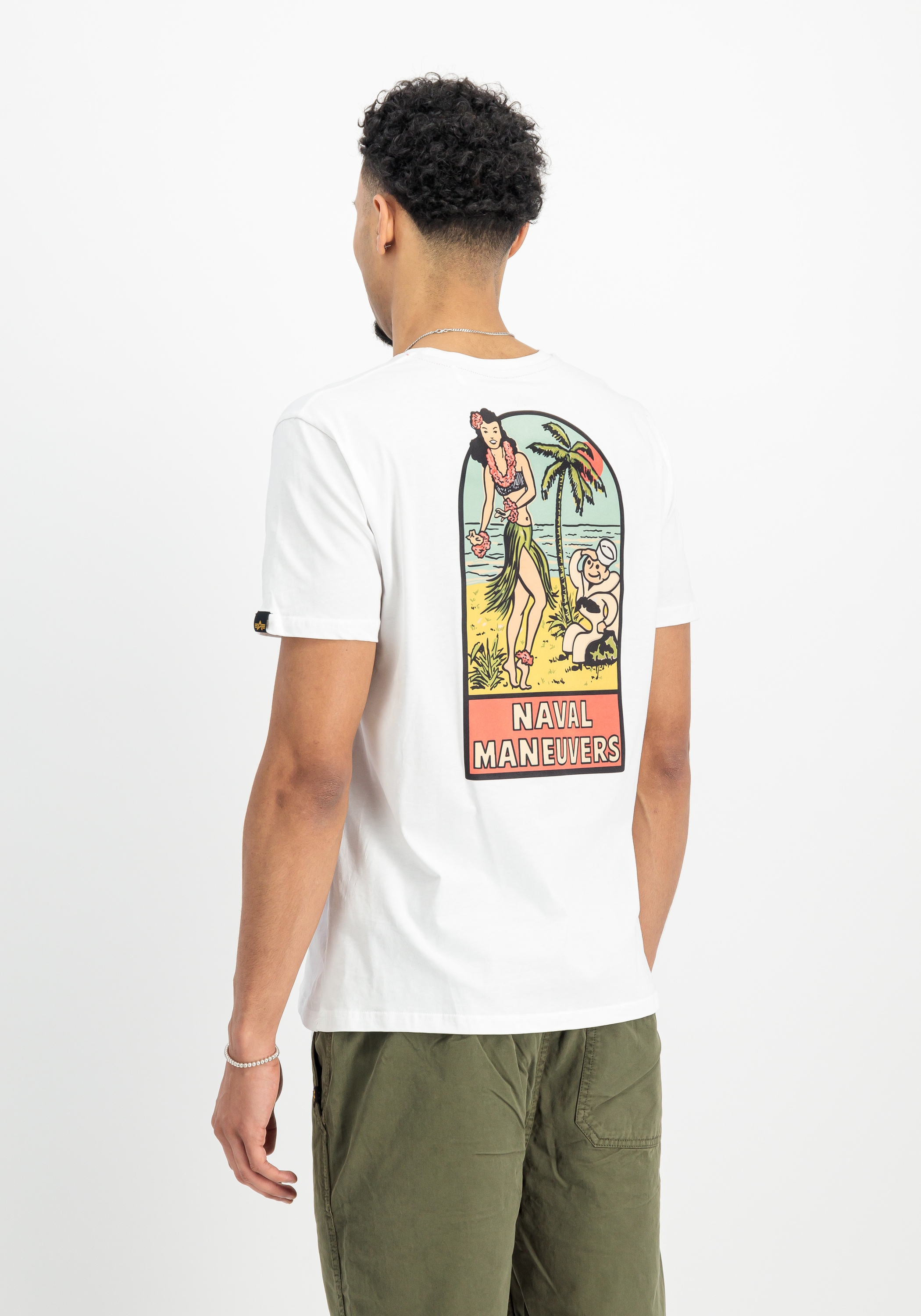 Alpha Industries T-Shirt »Naval Backprint T-Shirt«