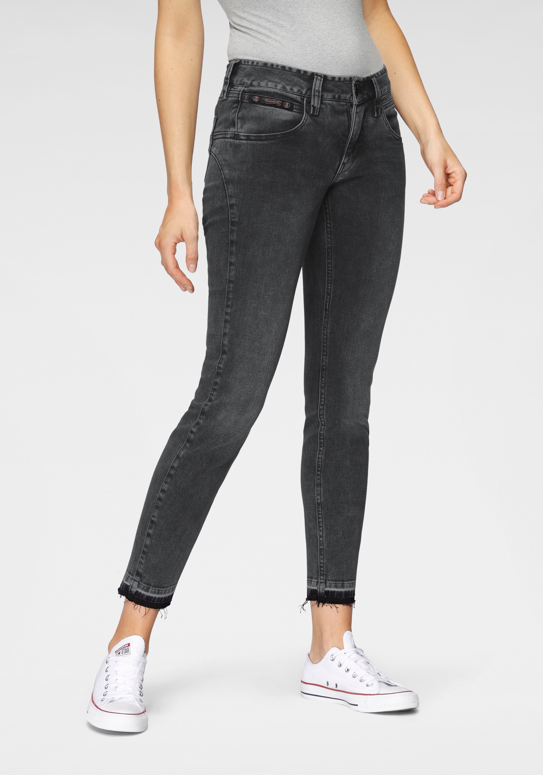 7/8-Jeans »TOUCH CROPPED ORGANIC«, mit Cut-Off Saumabschluss