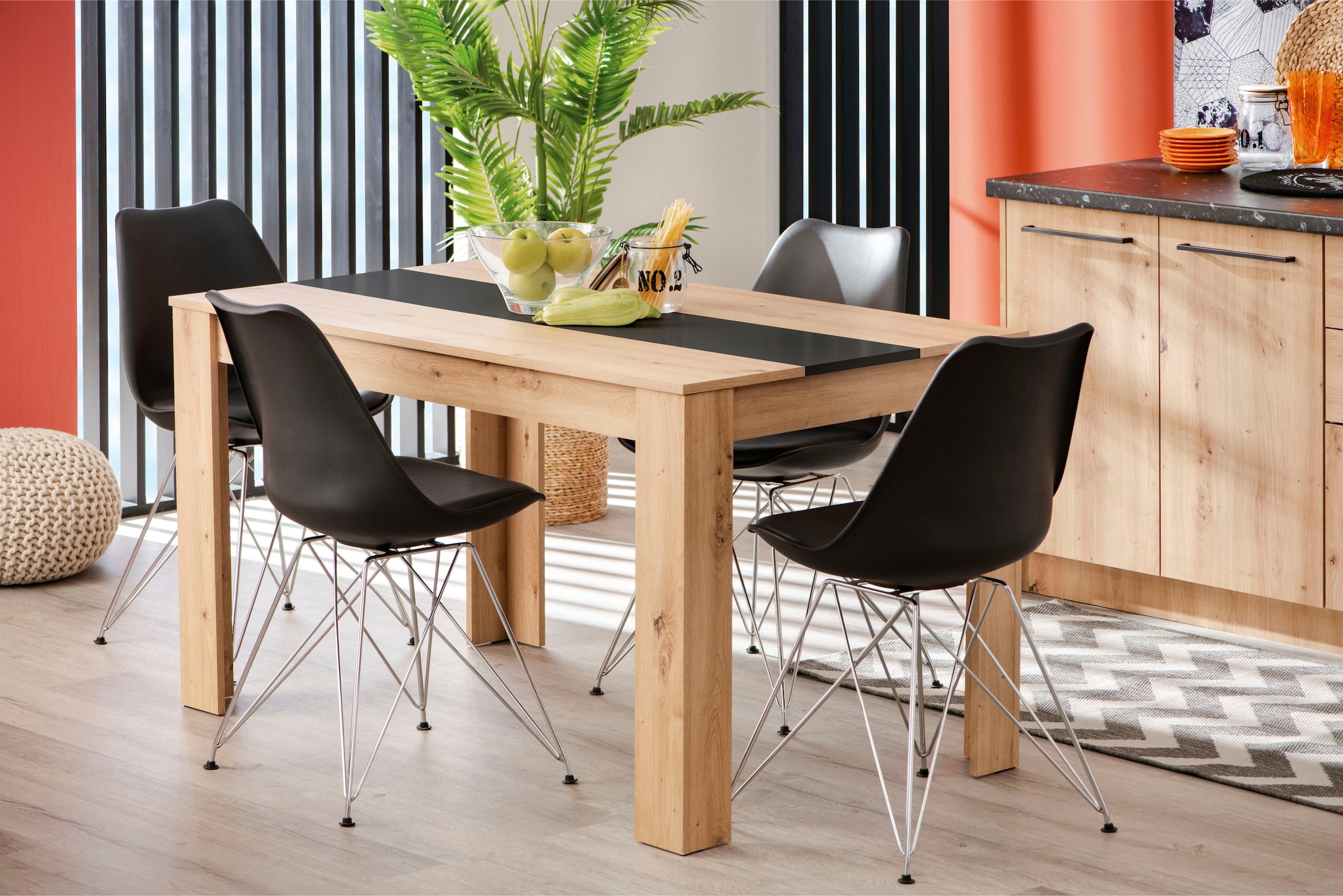 INOSIGN Esstisch »Domus« Mittelplatte in schwarz Farbe