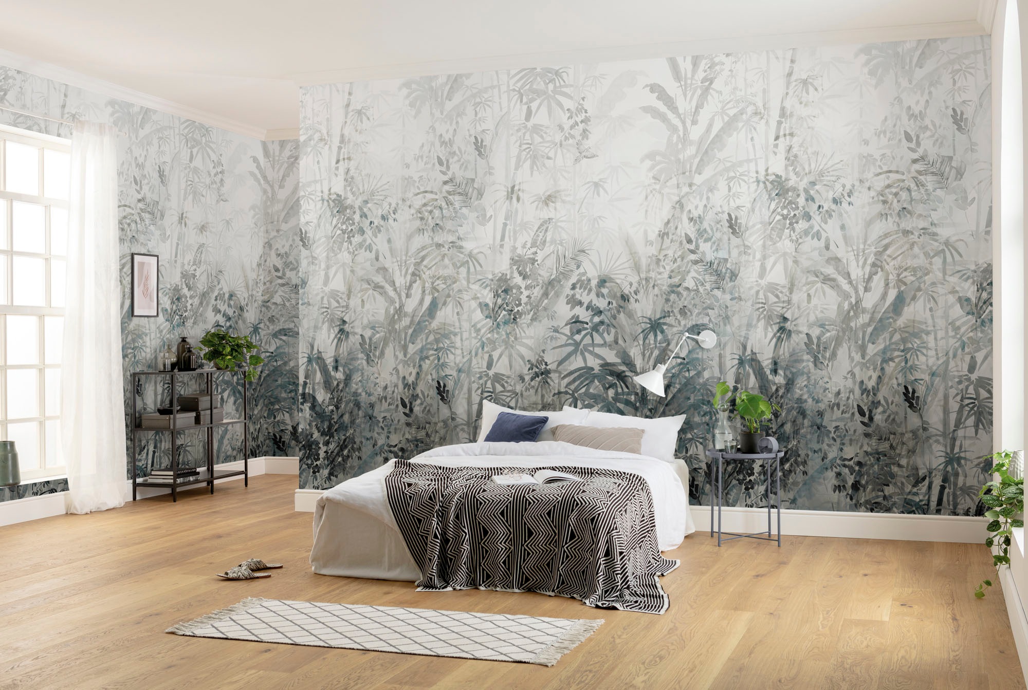 Komar Papier peint intissé »Digitaldruck Vlies -  Wondrous Watermarks - Grösse 300 x 250 cm« imprimé Wohnzimmer, Schlafzimmer