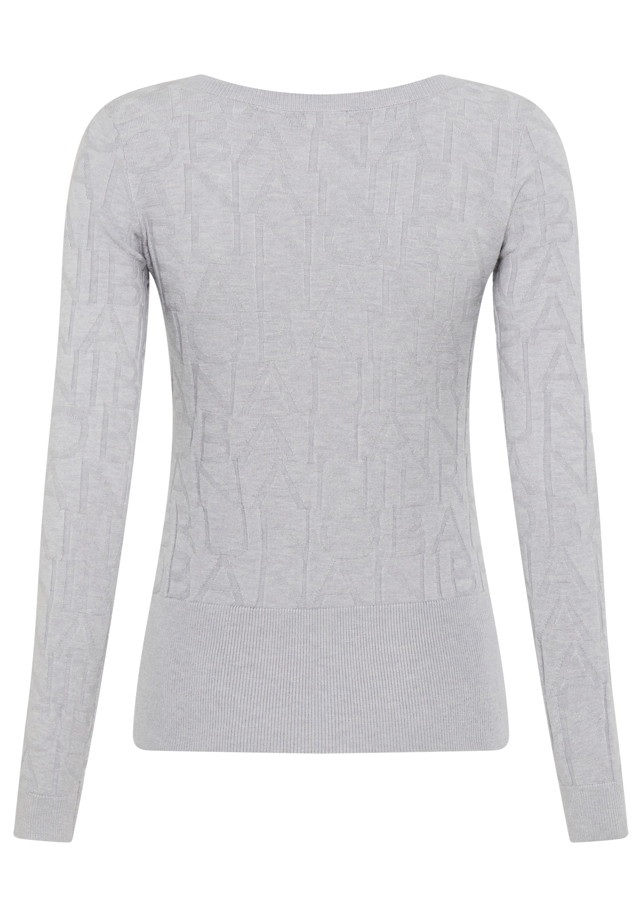 Bruno Banani Strickpullover, mit Marken-Strickmuster - NEUE KOLLEKTION