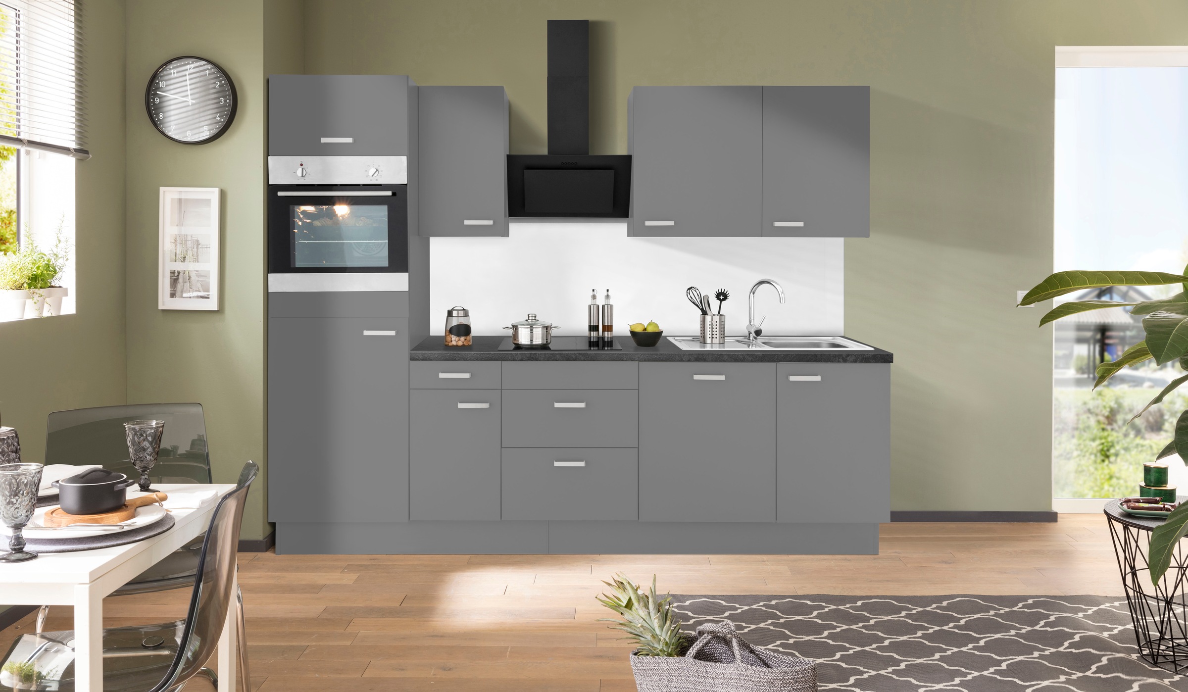 OPTIFIT Küchenzeile »Parma« ohne E-Geräte, Breite 270 cm