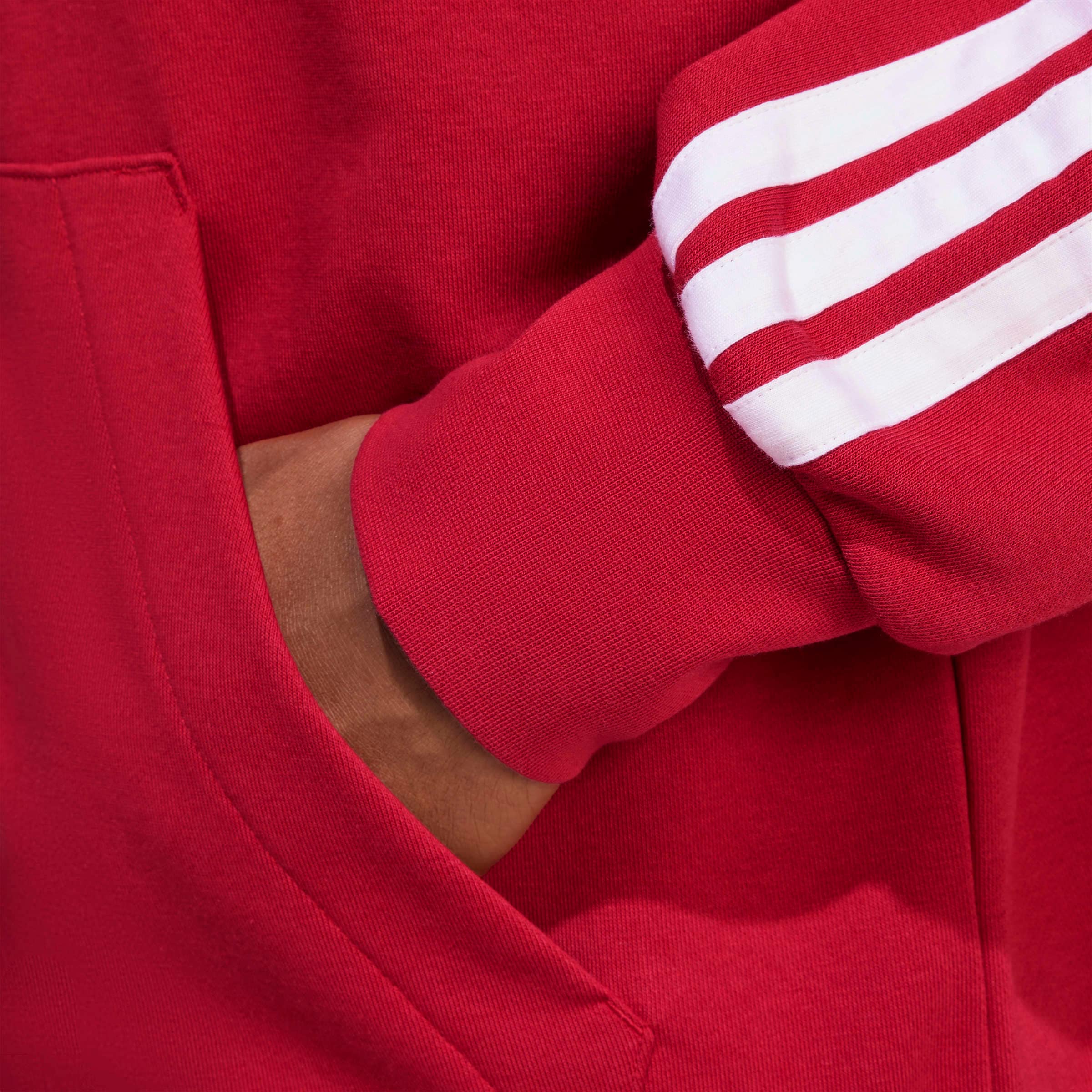 adidas Sportswear Kapuzensweatshirt »ESSENTIALS 3-STREIFEN FRENCH TERRY«
