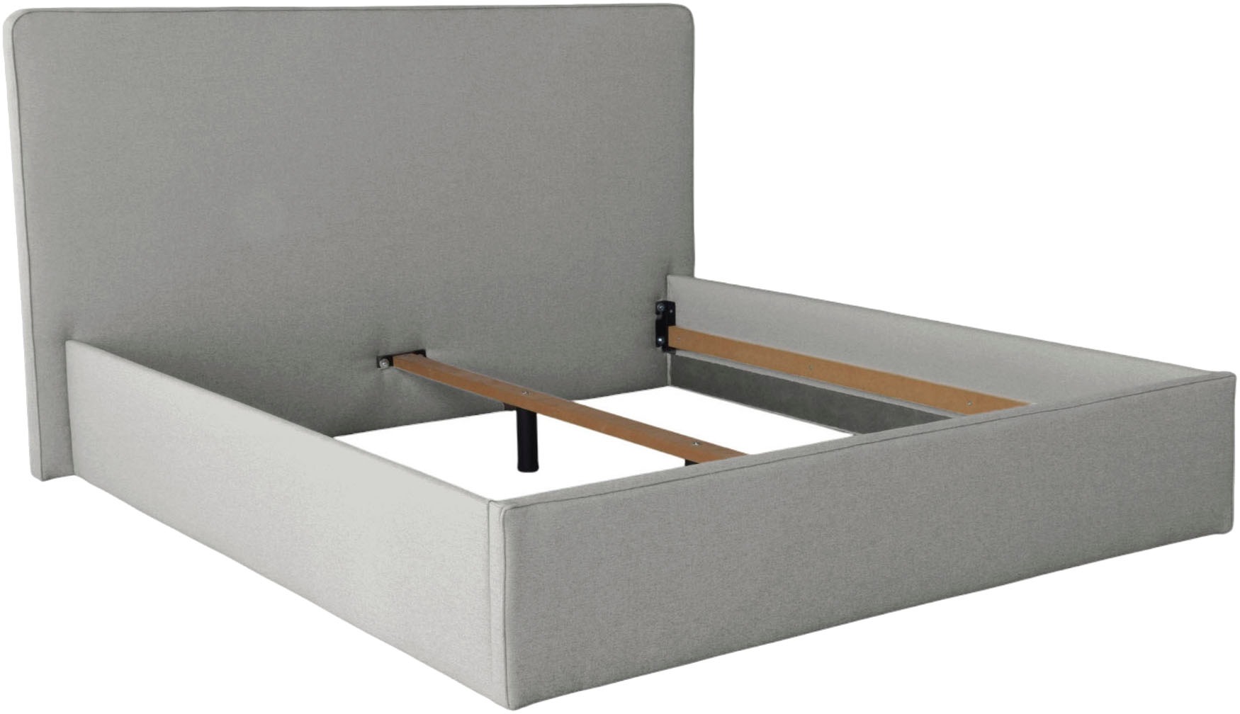 COLLECTION AB Polsterbett »Romo erhältlich in der Breite 180x200cm« 3 Varianten: Rahmen, Lattenrost oder Komplett-Set mit King-Matratze