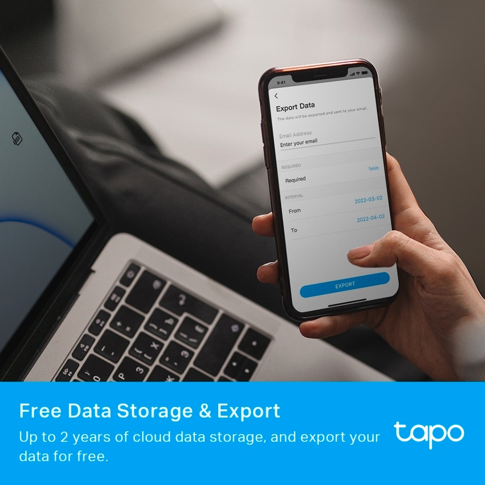 TP-Link Smart-Home-Zubehör »Tapo T315«, Smarter Temperatur & Feuchtigkeits-Sensor