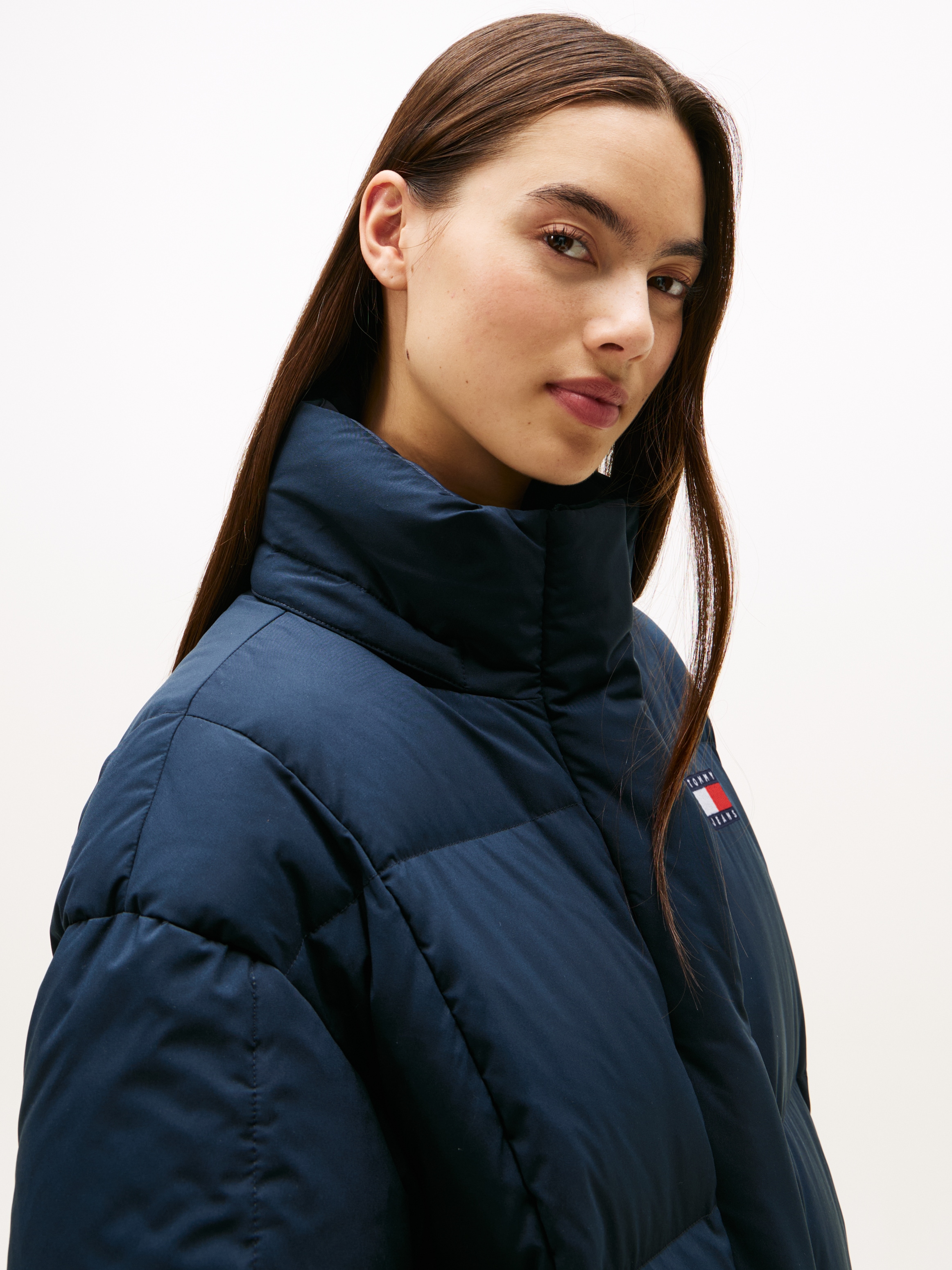 Tommy Jeans Manteau matelassé »TJW ALASKA GRID DWN MXI COAT EXT«