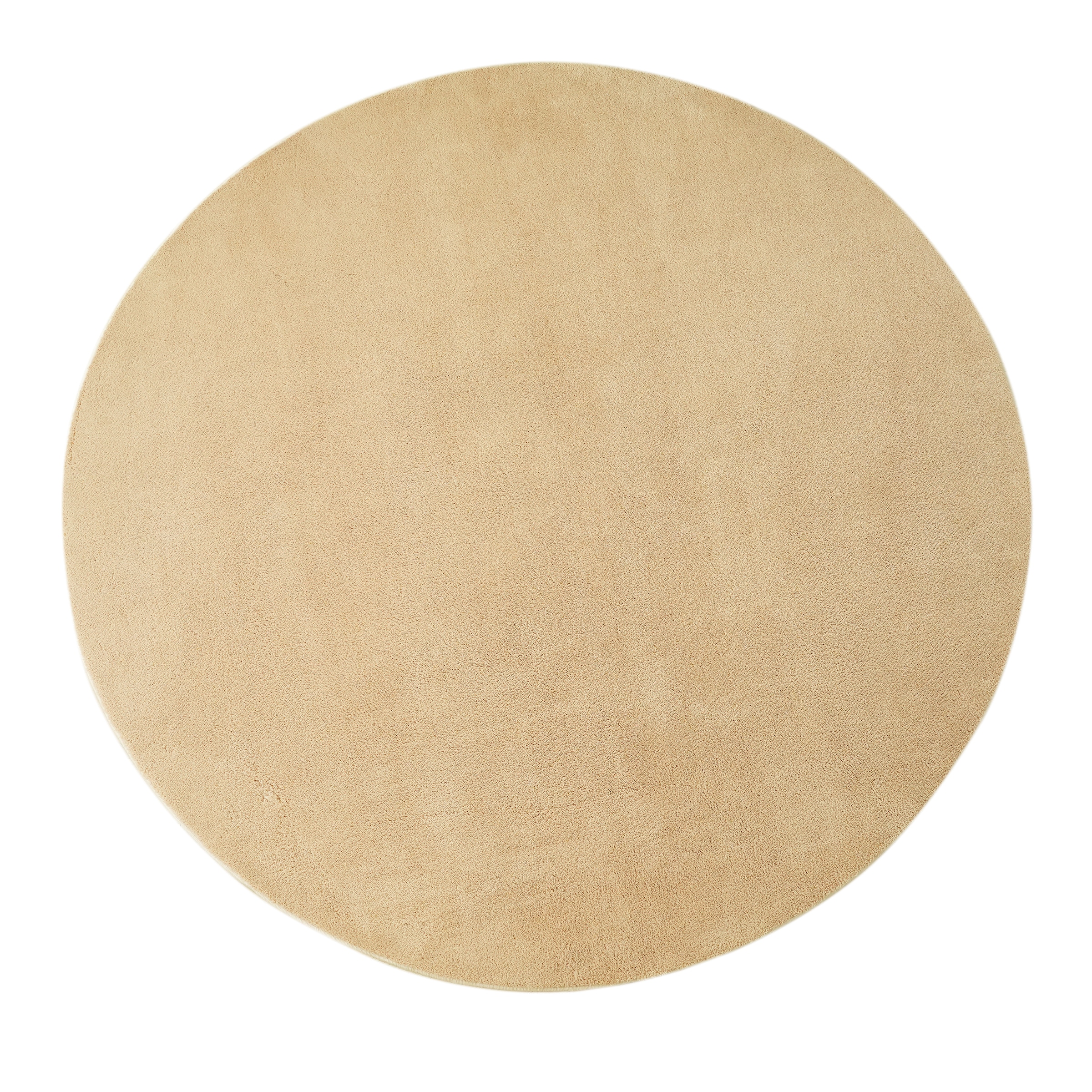 GOODproduct Teppich »Cali« rund 16 mm Höhe Uni-Farben, kuschelig, & weich, waschbar, Wohnzimmer, Schlafzimmer