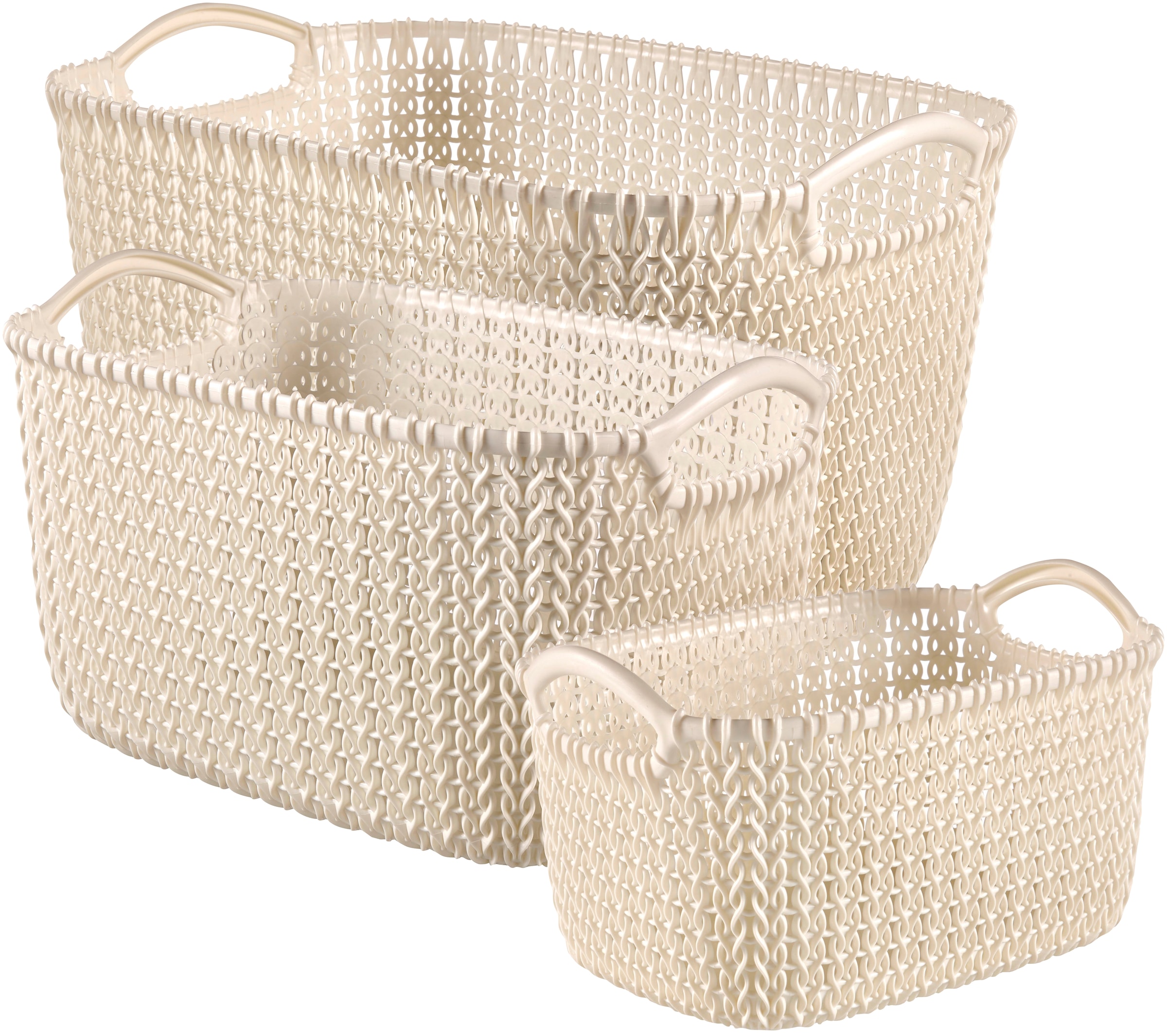 Korb »KNIT Korb L+S+XS«, 3´er-Set
