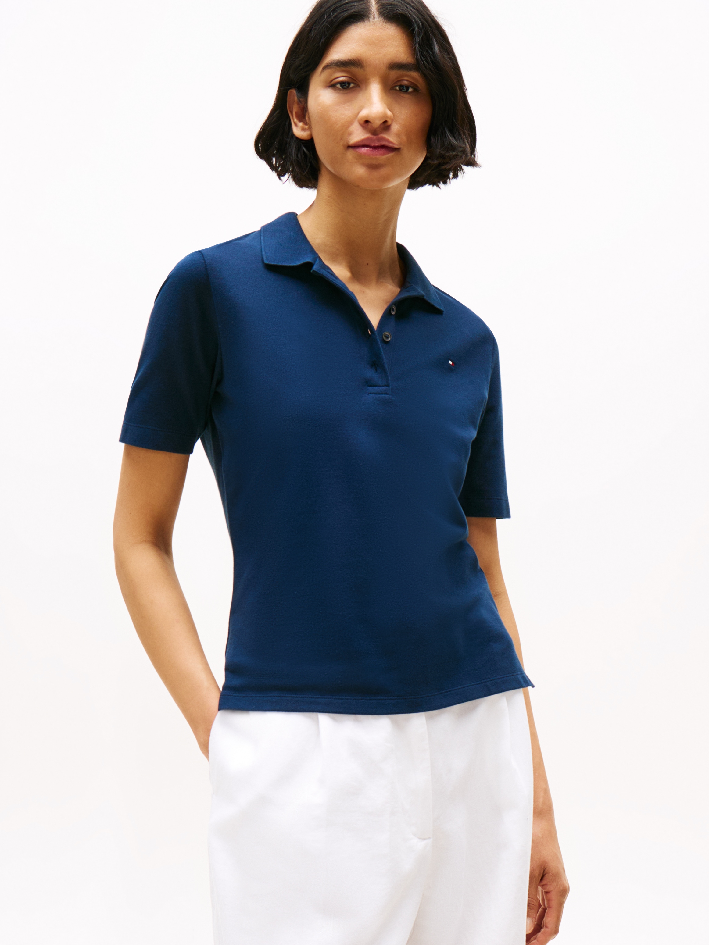 Tommy Hilfiger Poloshirt »Regular Fit Pique Premium Polo« Baumwollmischung, regular fit