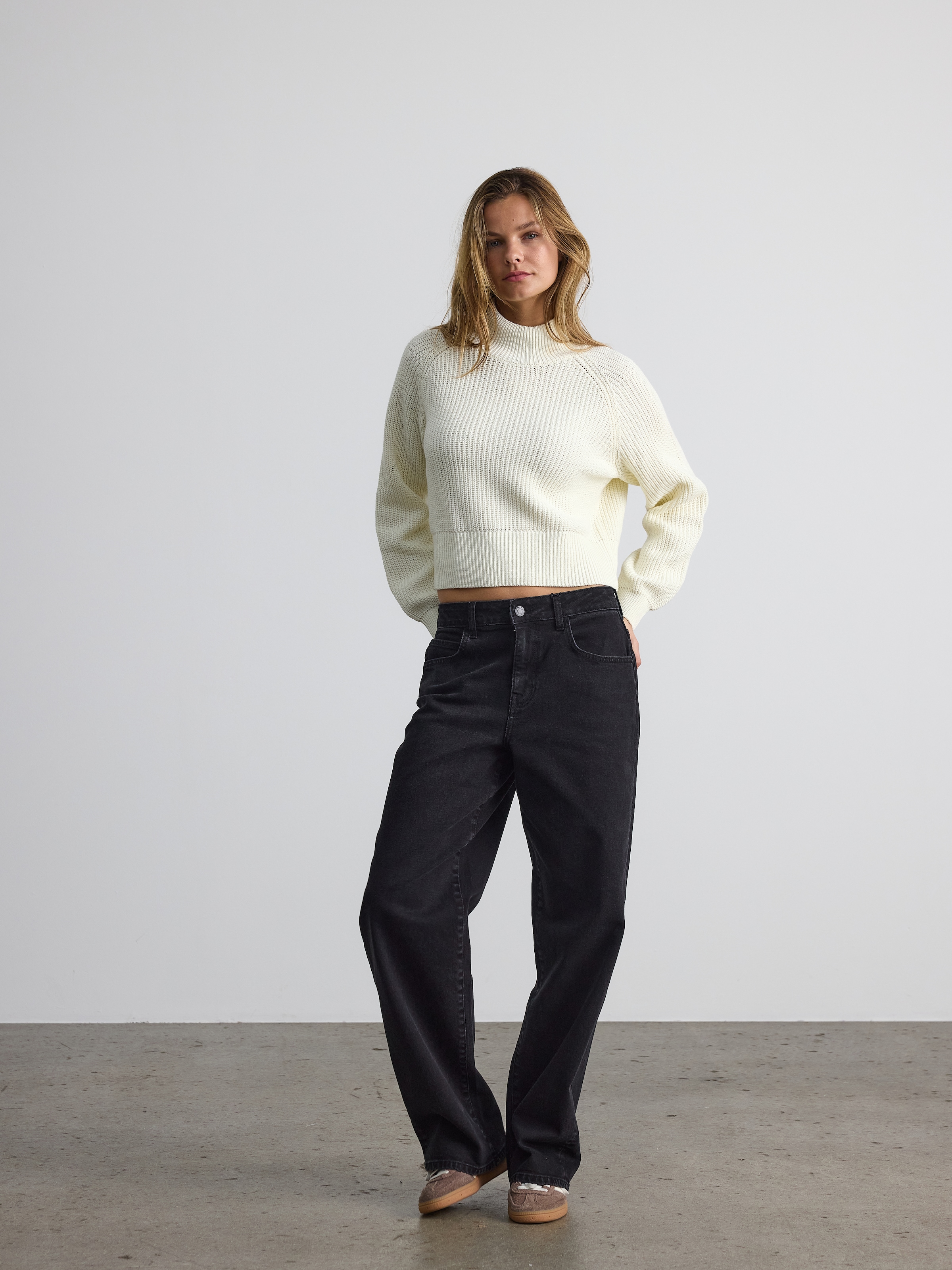 Noisy may Stehkragenpullover »NMDARA L/S HIGH NECK KNIT FWD NOOS«