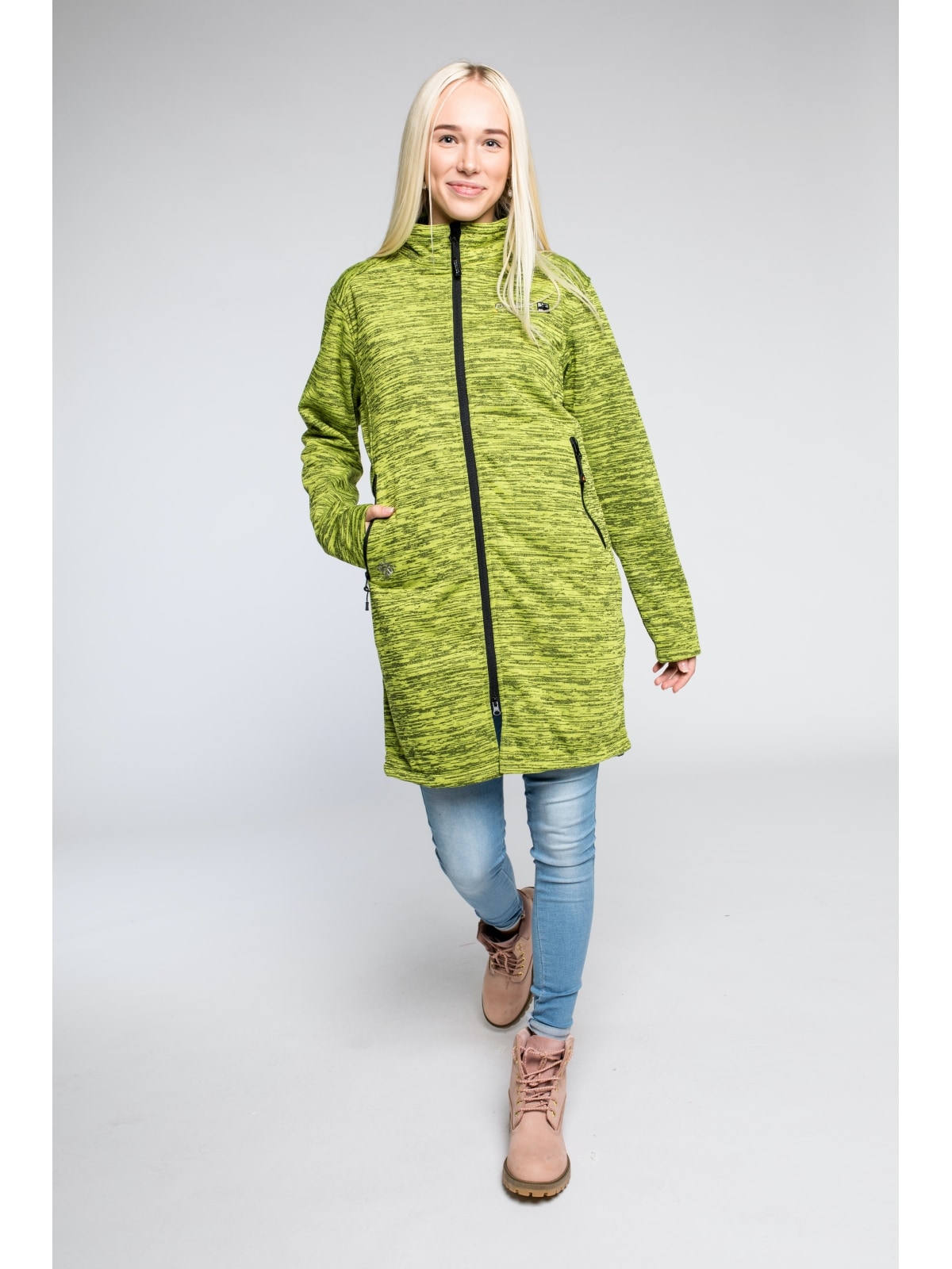 DEPROC Active Strickmantel »ELKSDALE LONG JACKET WOMEN«, auch in Grossen Grössen erhältlich