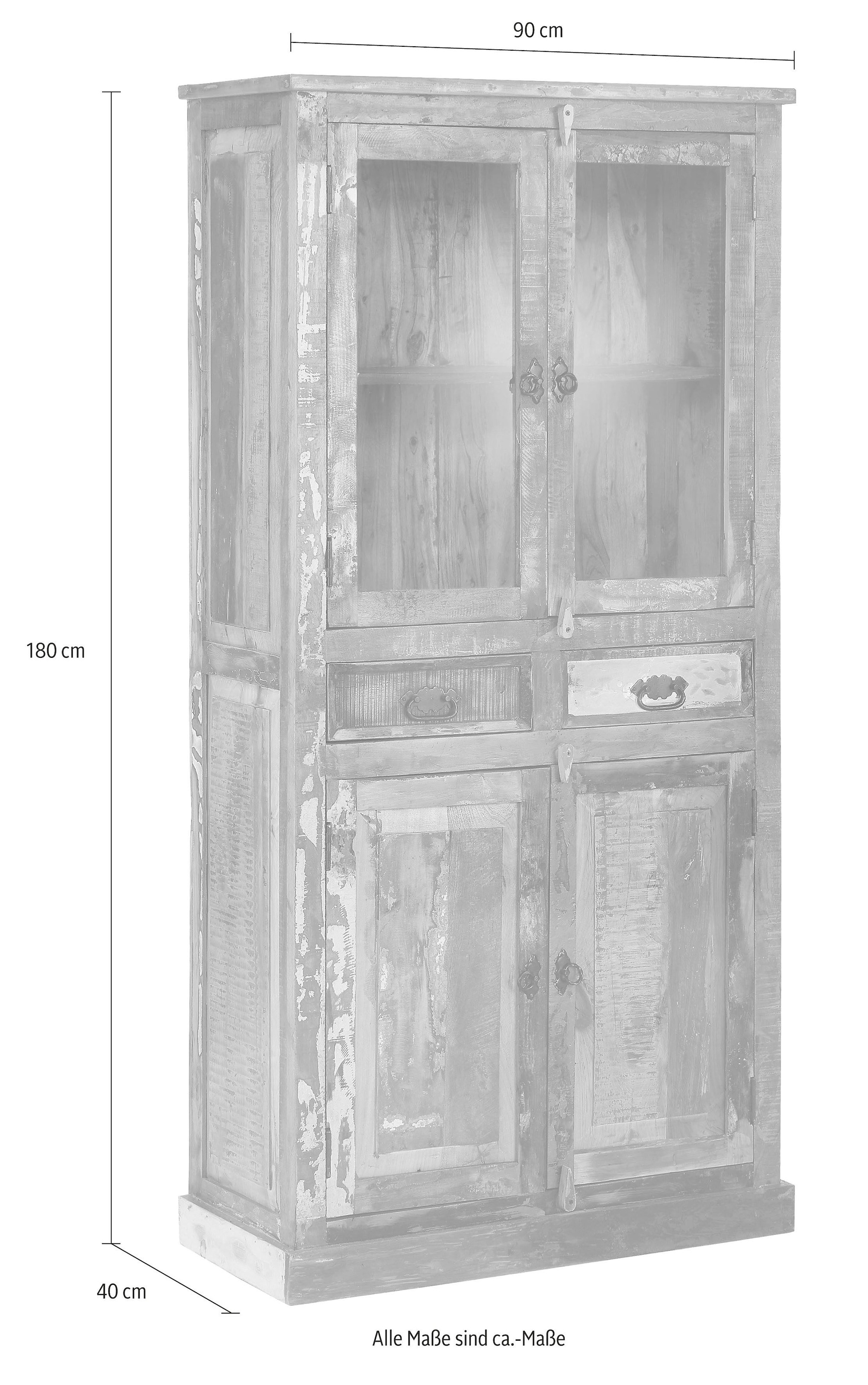 Höhe Shabby »Riverboat«, SIT Vintage Vitrine jetzt 180 cm, kaufen Chic,