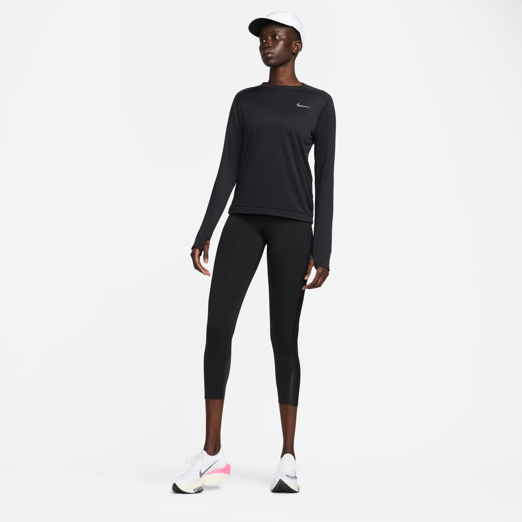 Nike Laufshirt »DRI-FIT WOMEN'S CREW-NECK RUNNING TOP«