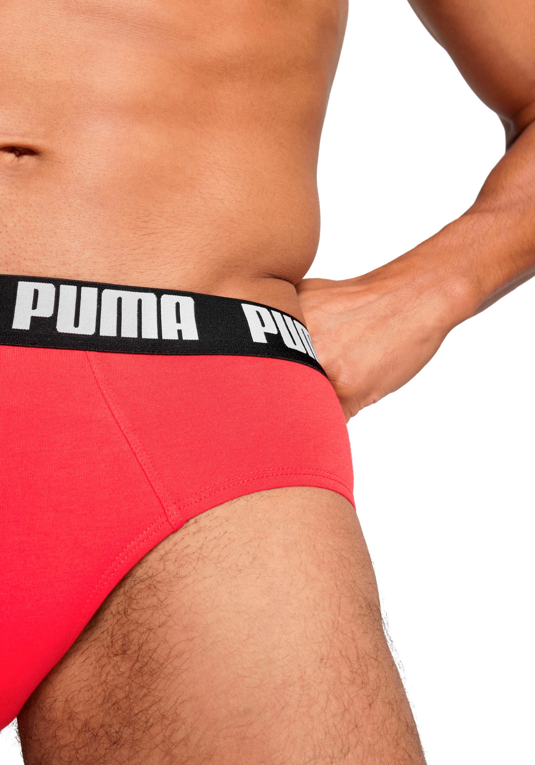 PUMA Slip, (Packung, 2er-Pack), mit breitem Logobund