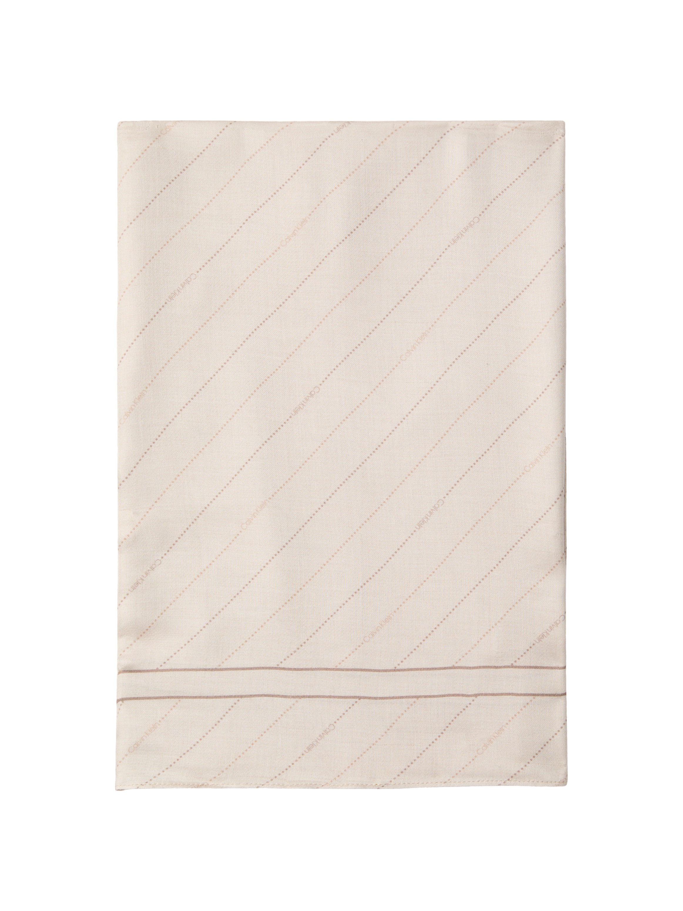 Image of Calvin Klein Jeans Modetuch "PINSTRIPE LOGO SQUARE SCARF" Mit Markenlabelmusterung
