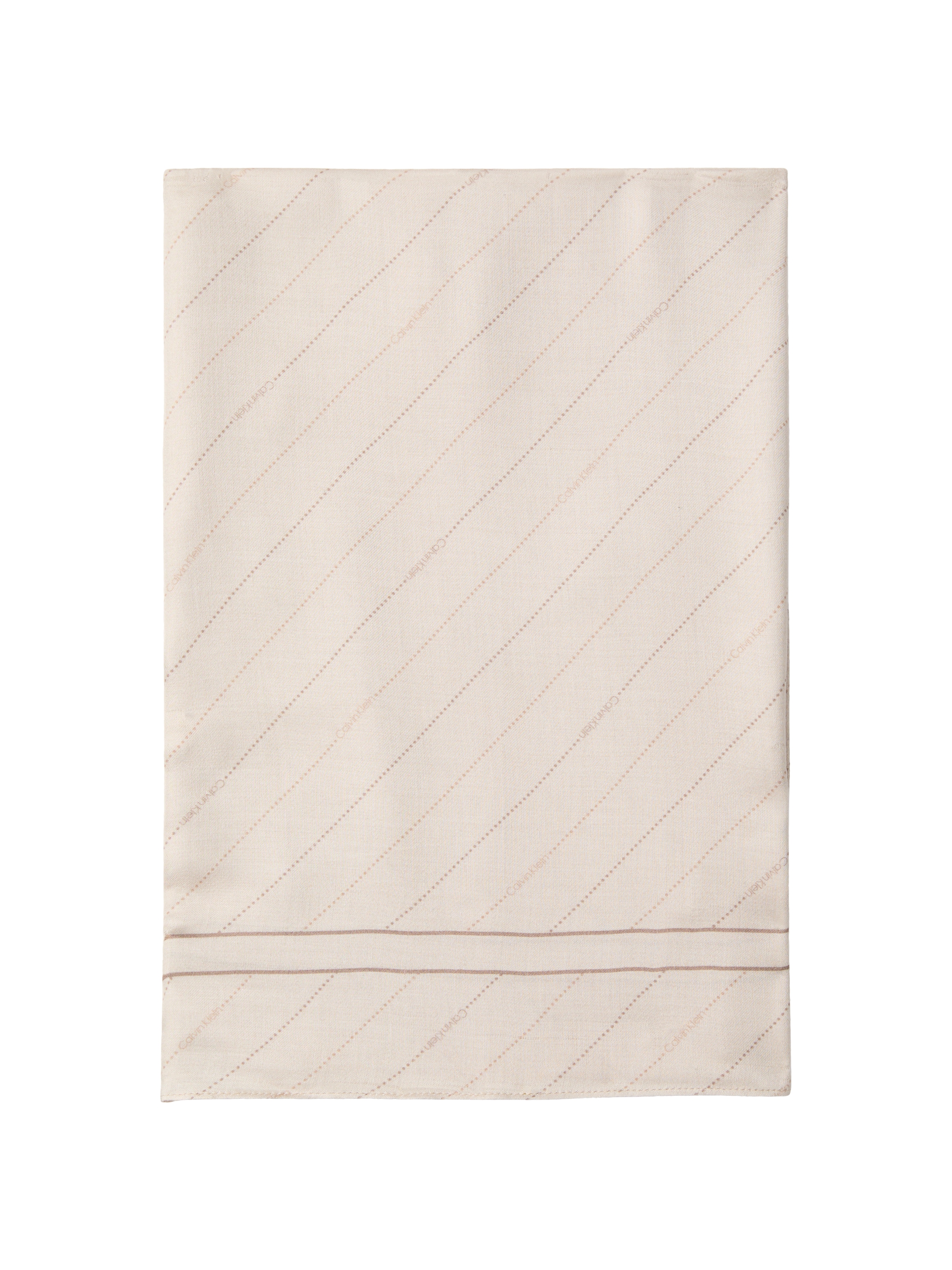 Image of Calvin Klein Modetuch "PINSTRIPE LOGO SQUARE SCARF" Mit Markenlabelmusterung