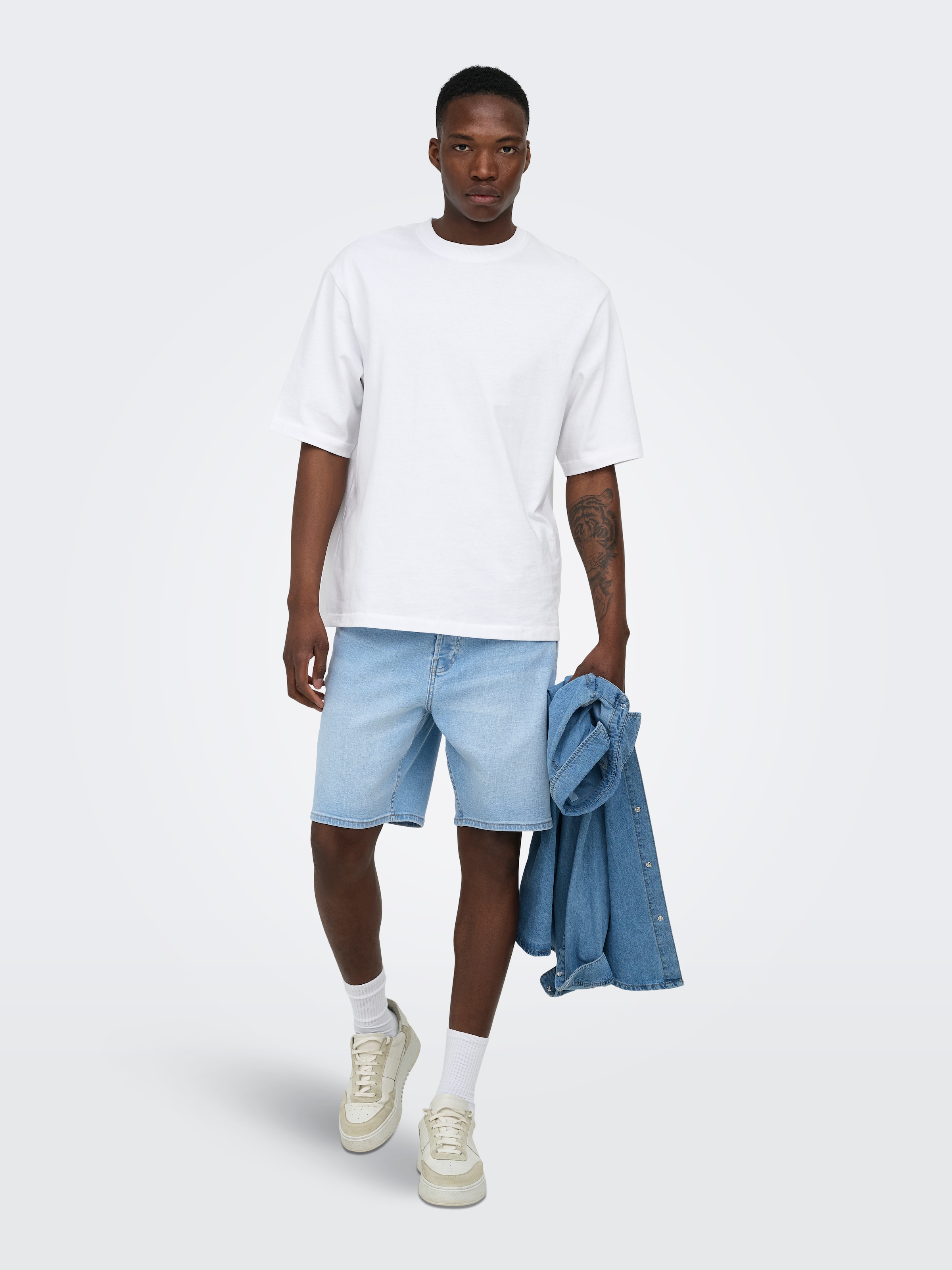 ONLY & SONS Short »ONSFADE STRETCH SHORTS BOX CRO DNM OTL«