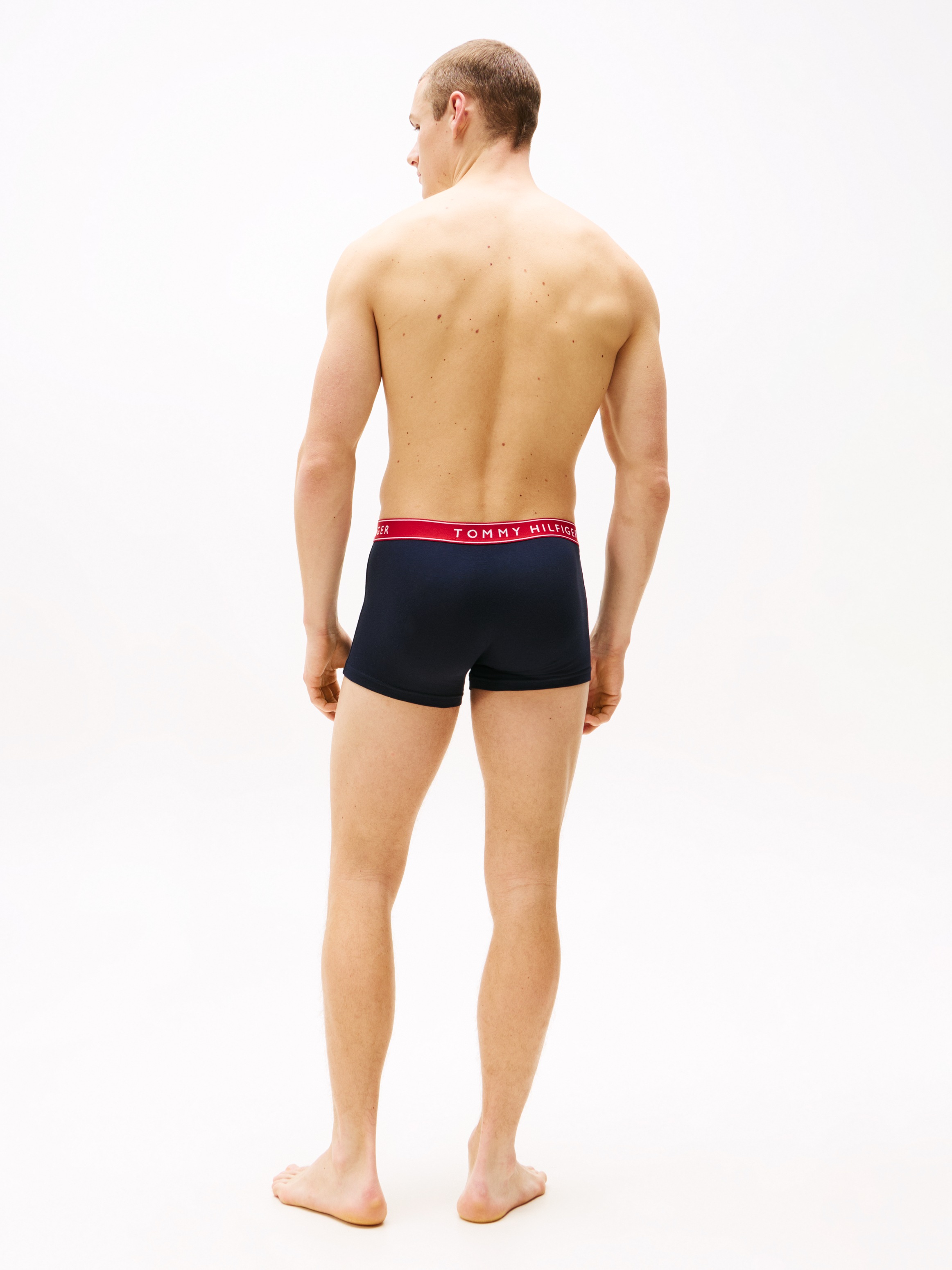 Tommy Hilfiger Underwear Trunk »3P TRUNK WB«, (Packung, 3 St., 3er), mit Logobund