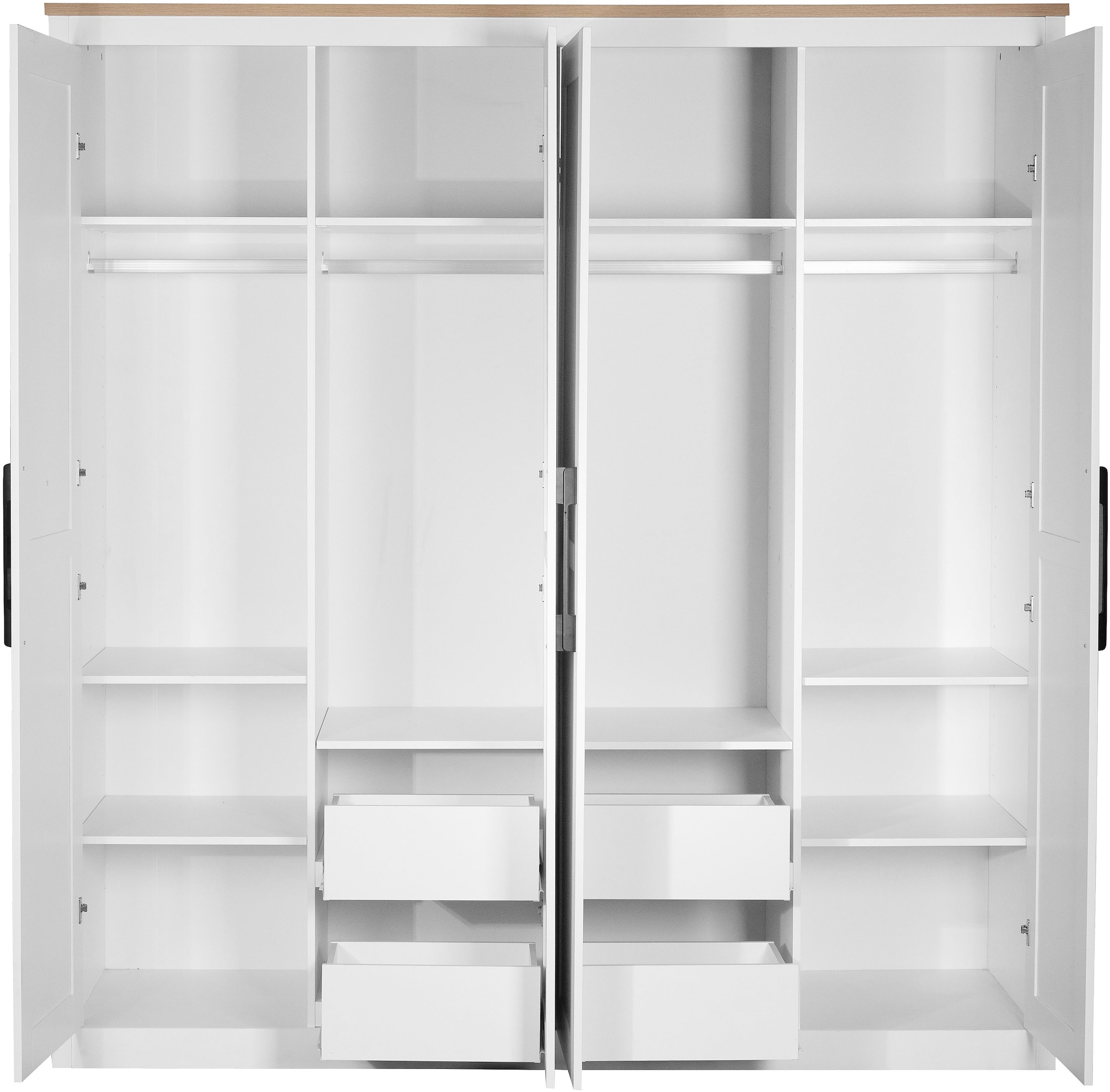 GOODproduct Kleiderschrank »Büsum Schlafzimmer Schrank Otto´s Choice« stabile robuste Bauweise mit optimaler Aufteilung,  Schlafzimmerschrank Landhaus Design Garderobe Schrank Bestseller