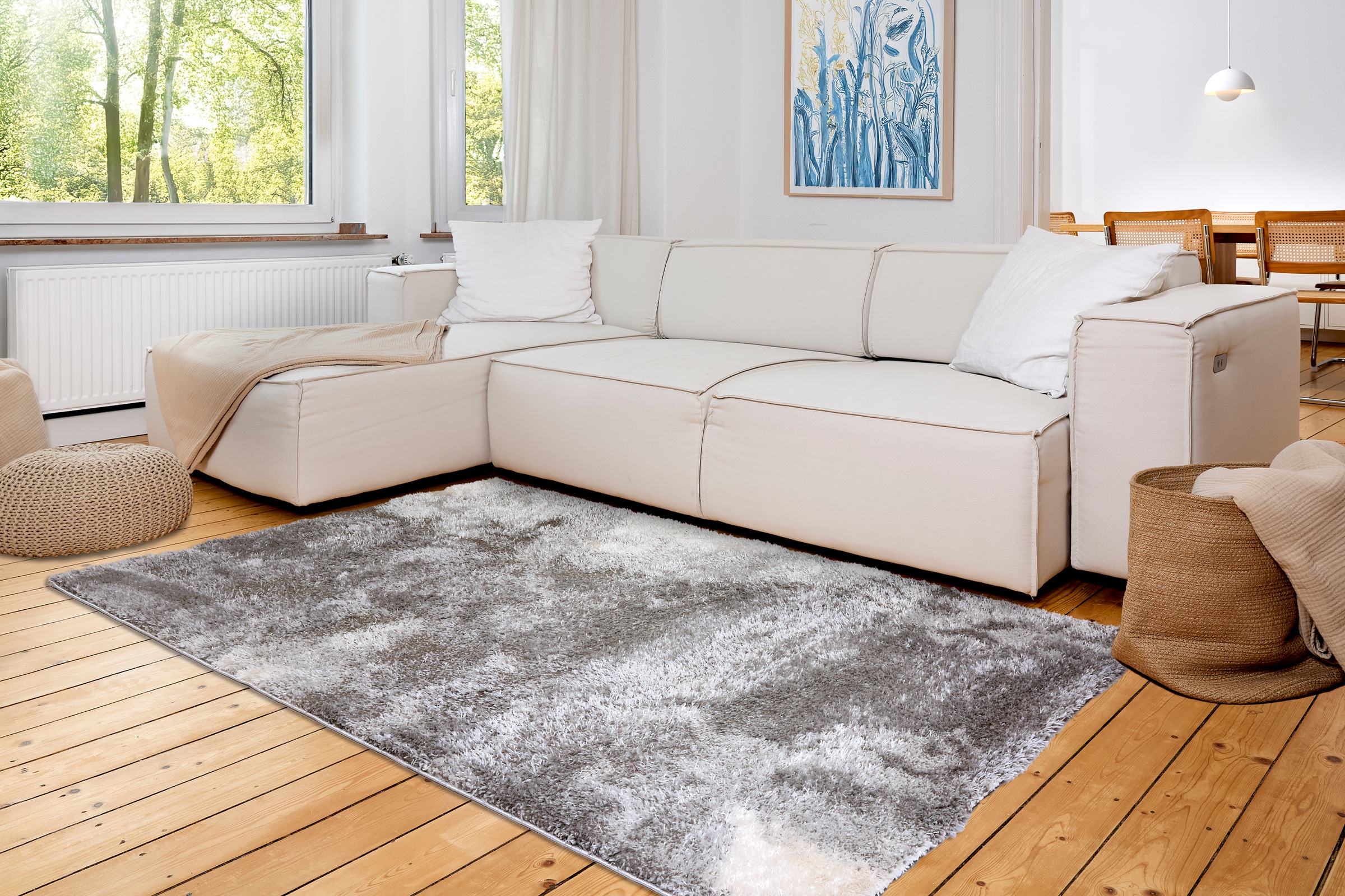 ASTRA Hochflor-Teppich »Paulie 251« rechteckig 25 mm Höhe Langflor, Shaggy, Wohnzimmer, Schlafzimmer