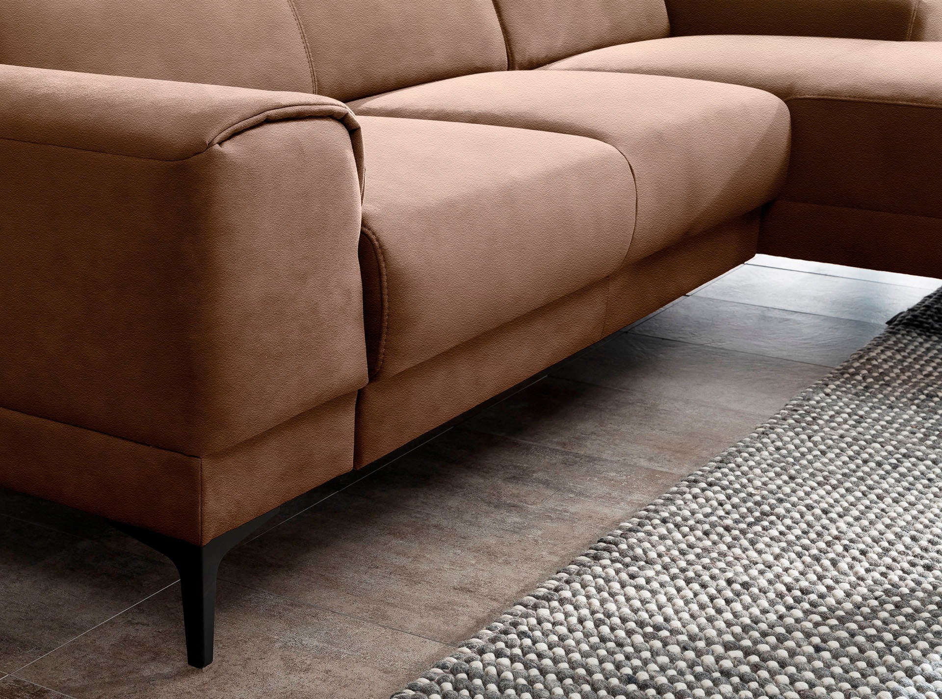 Raum exxpo 3 sofa frei im stellbar fashion - Ecksofa kaufen »Ophelia«, wahlweise Sitztiefenverstellung, Kopfstützen, jetzt