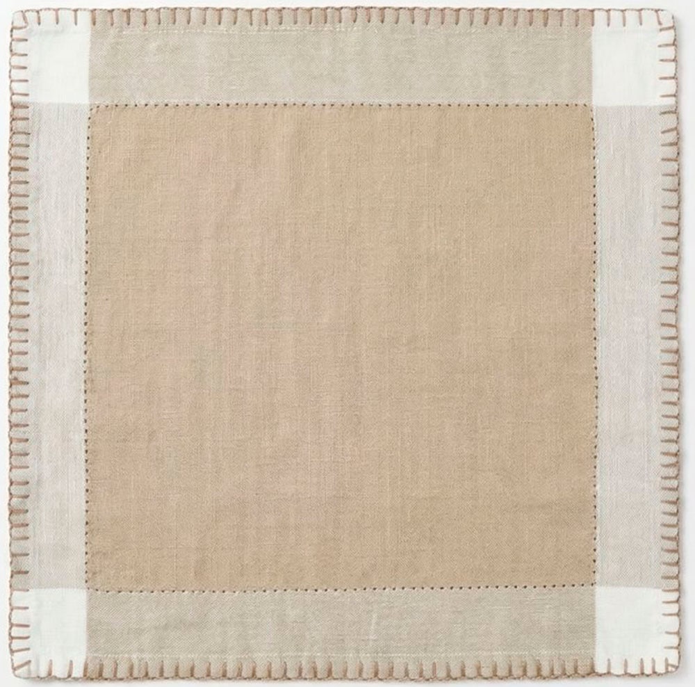 Home affaire Serviettenhalter »Serviette in beigetöne 6erSet«