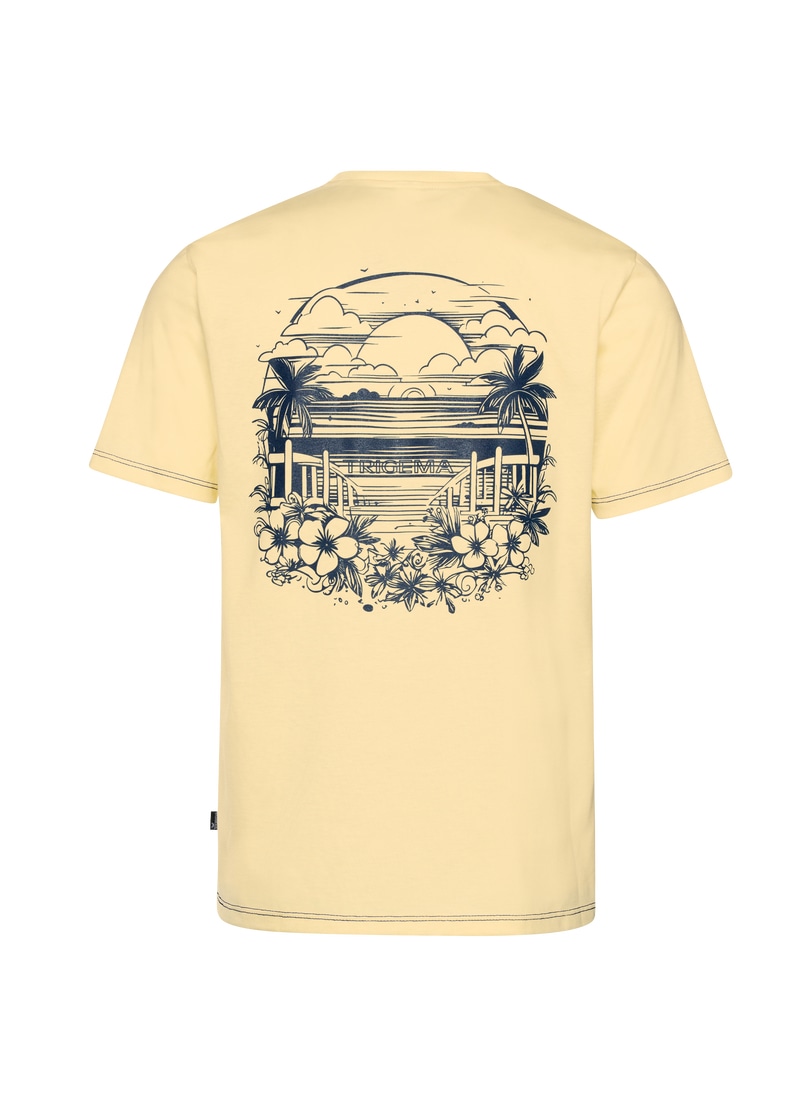Trigema T-Shirt »TRIGEMA T-Shirt mit grossem Backprint«, (1 tlg.)