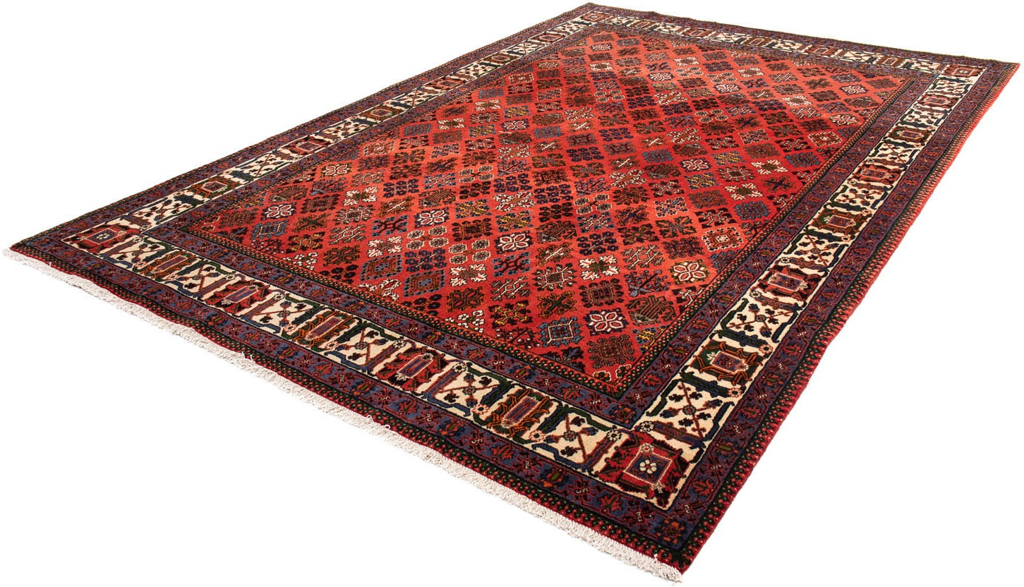 Image of morgenland Orientteppich »Perser - Nomadic - 302 x 210 cm - dunkelrot«, rechteckig, 10 mm Höhe, Wohnzimmer, Handgeknüpft, Einzelstück mit Zertifikat bei Ackermann Versand Schweiz