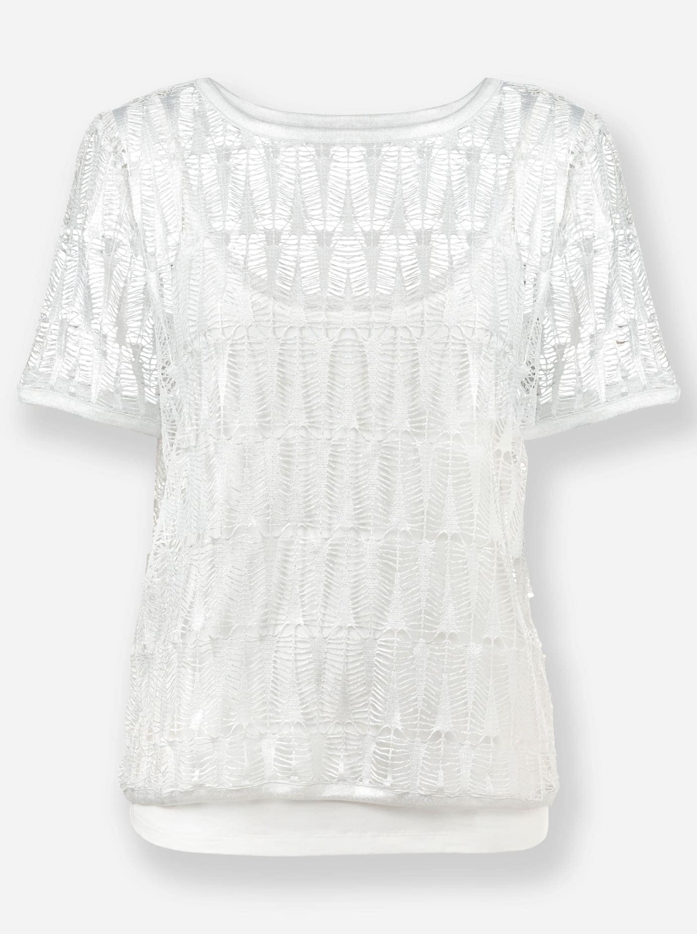 heine Kurzarmshirt »Spitzenshirt« 1 Stk.