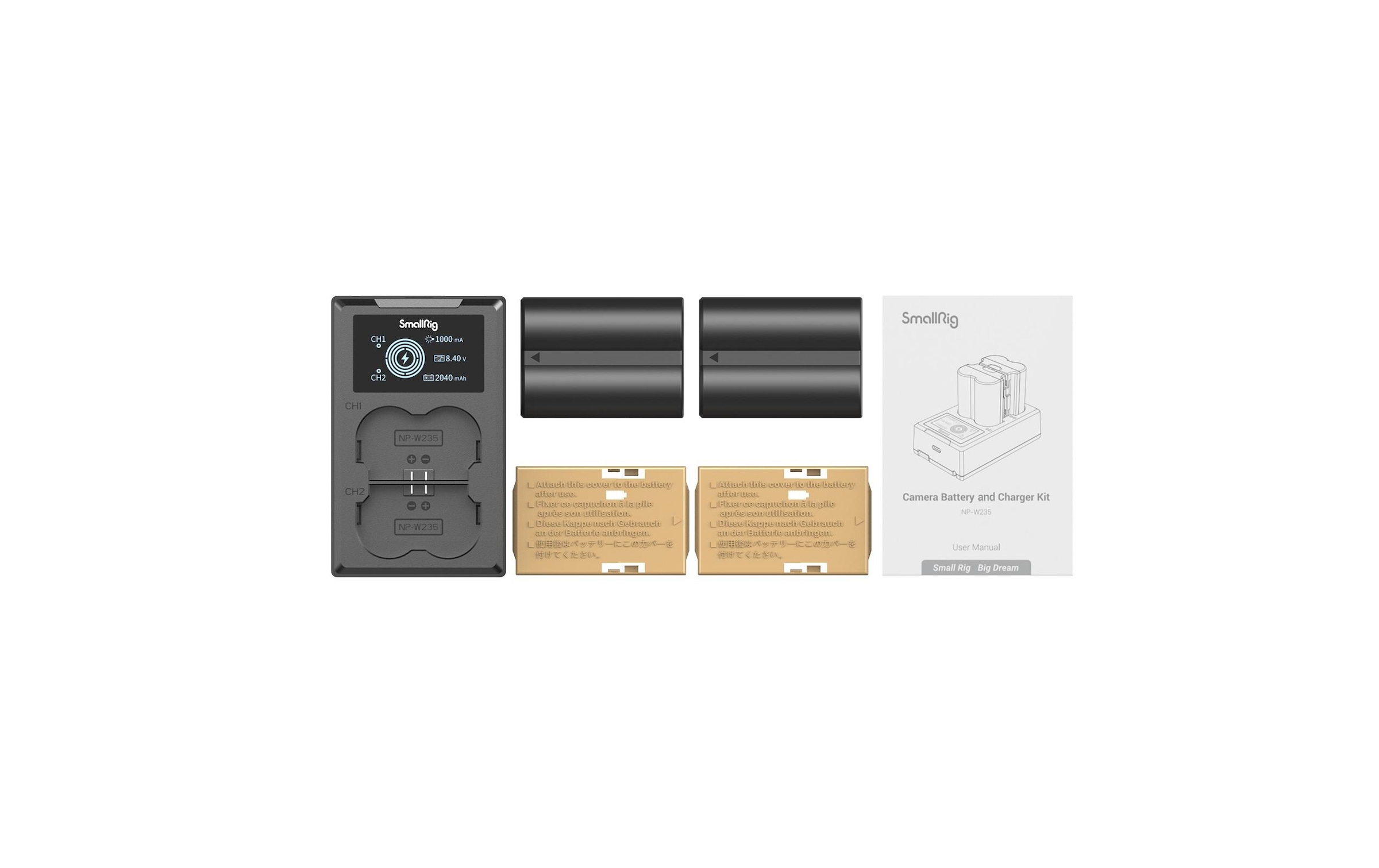 Kamera-Akku »Smallrig NP-W235 Akku und Charger Kit«