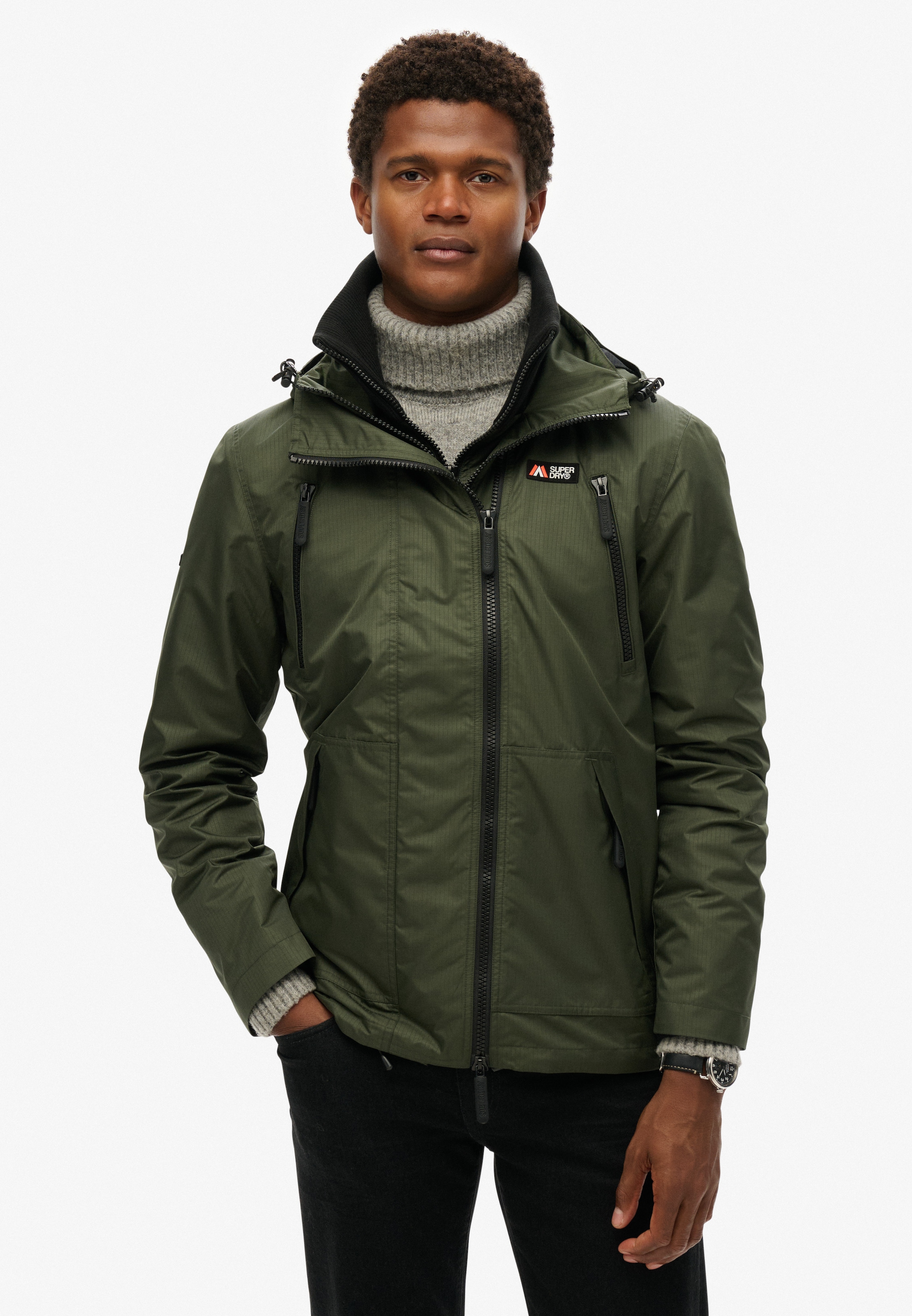 Superdry Outdoorjacke »HOODED MTN WINDBREAKER JACKET«, mit Kapuze