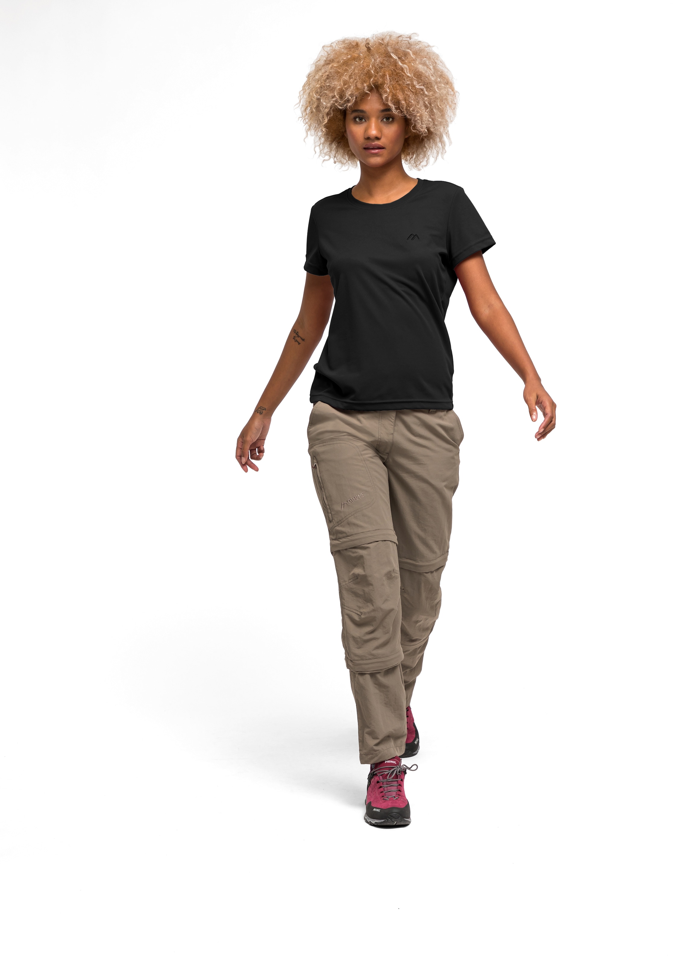 Maier Sports T-Shirt »Waltraud« Damen Kurzarmshirt, leichtes Sommer Funktionsshirt, Rundhals, Reg Fit